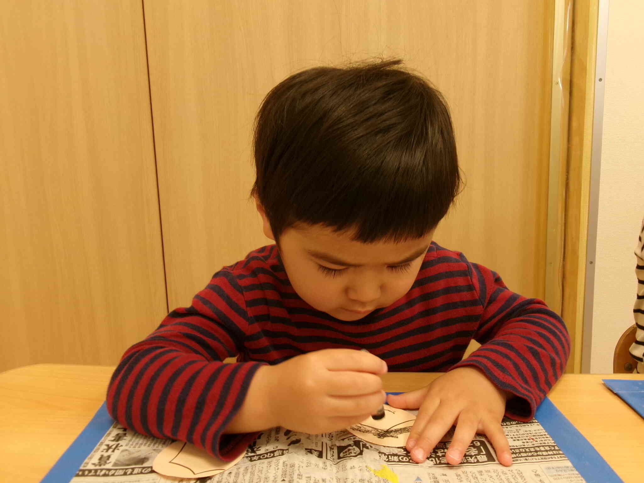 お顔を描いてみよう！