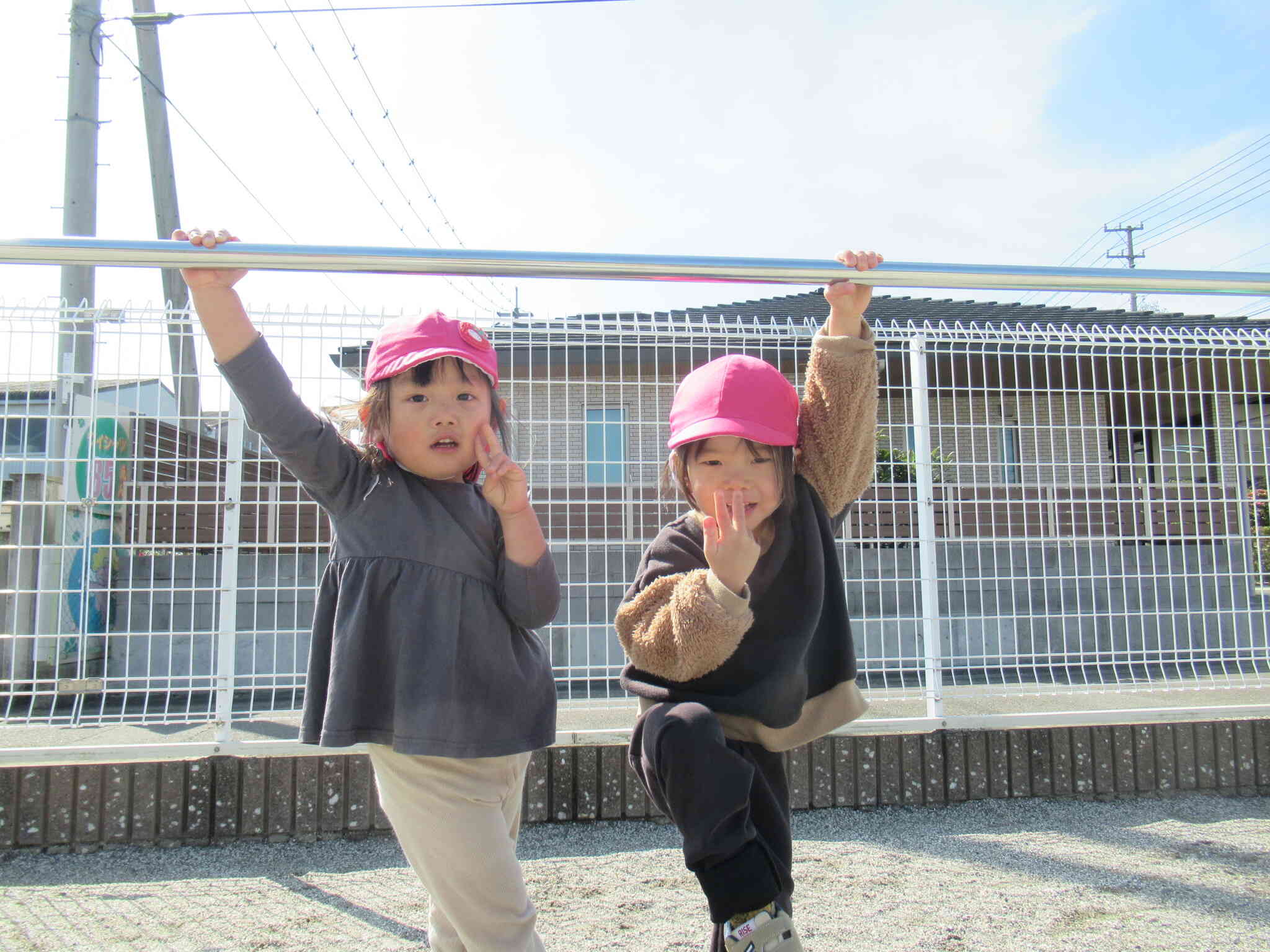 鉄棒できるよ☆