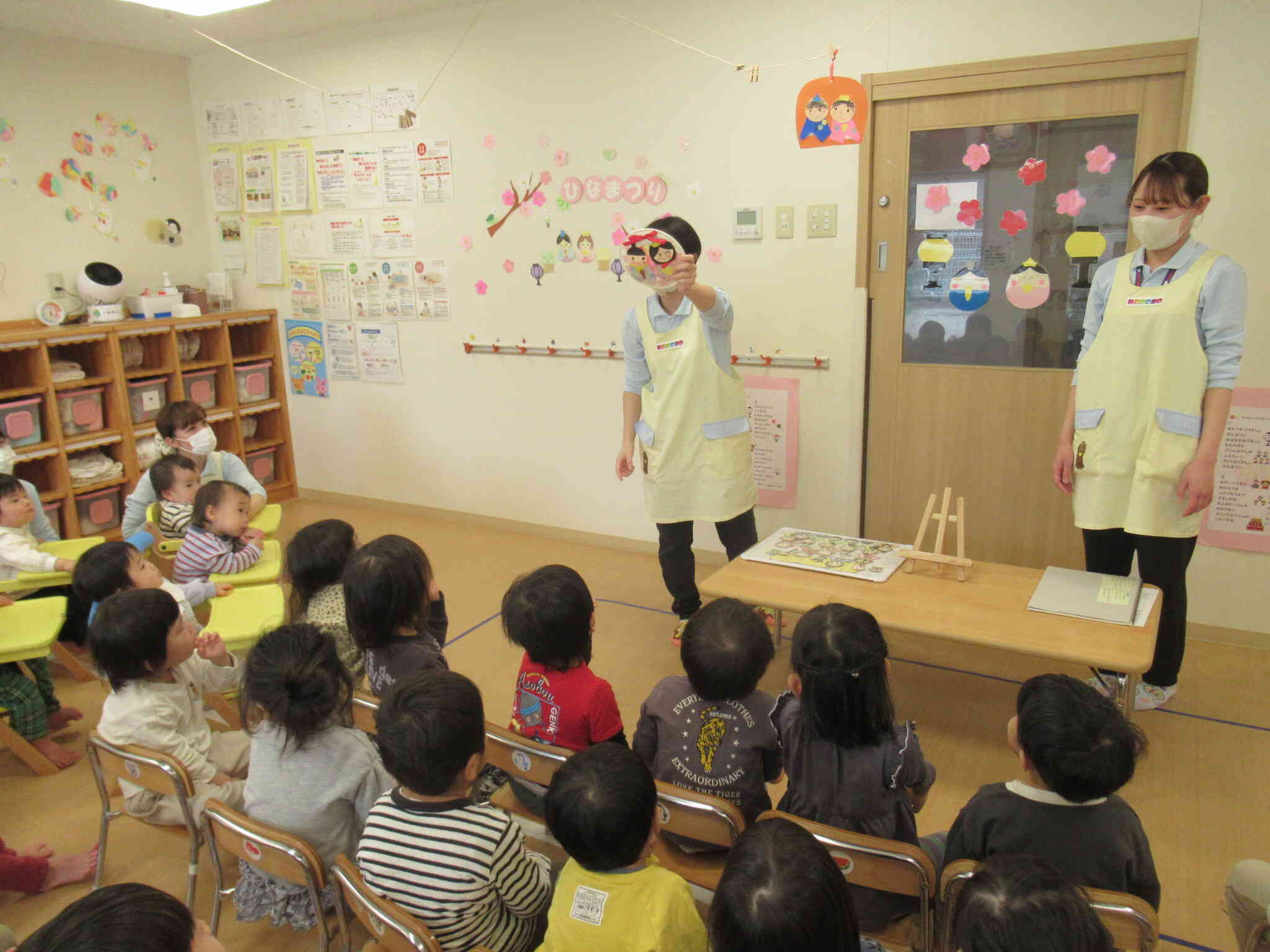 お友だちのひな飾りとっても可愛いね♡