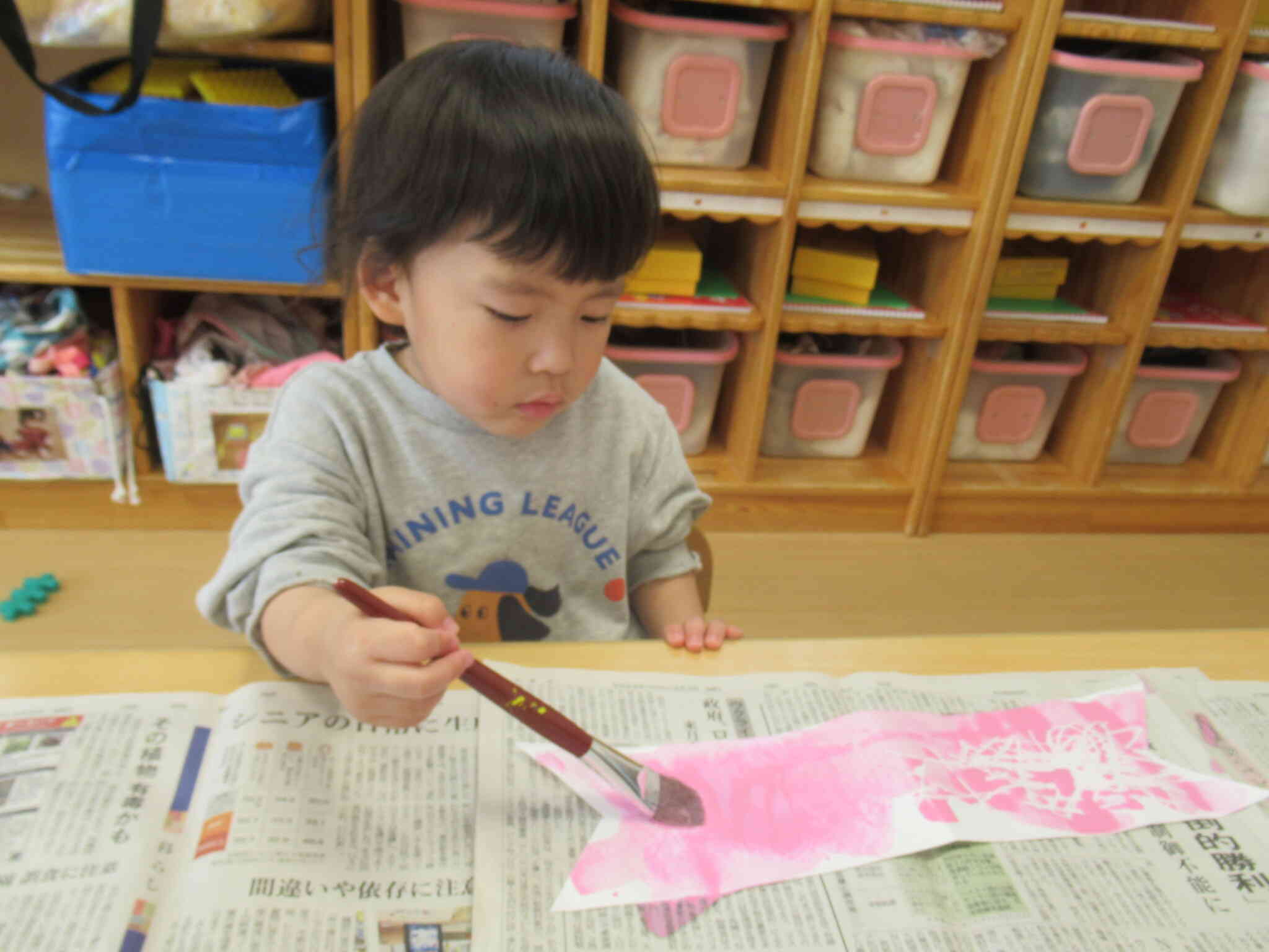 りすぐみさんこいのぼり製作