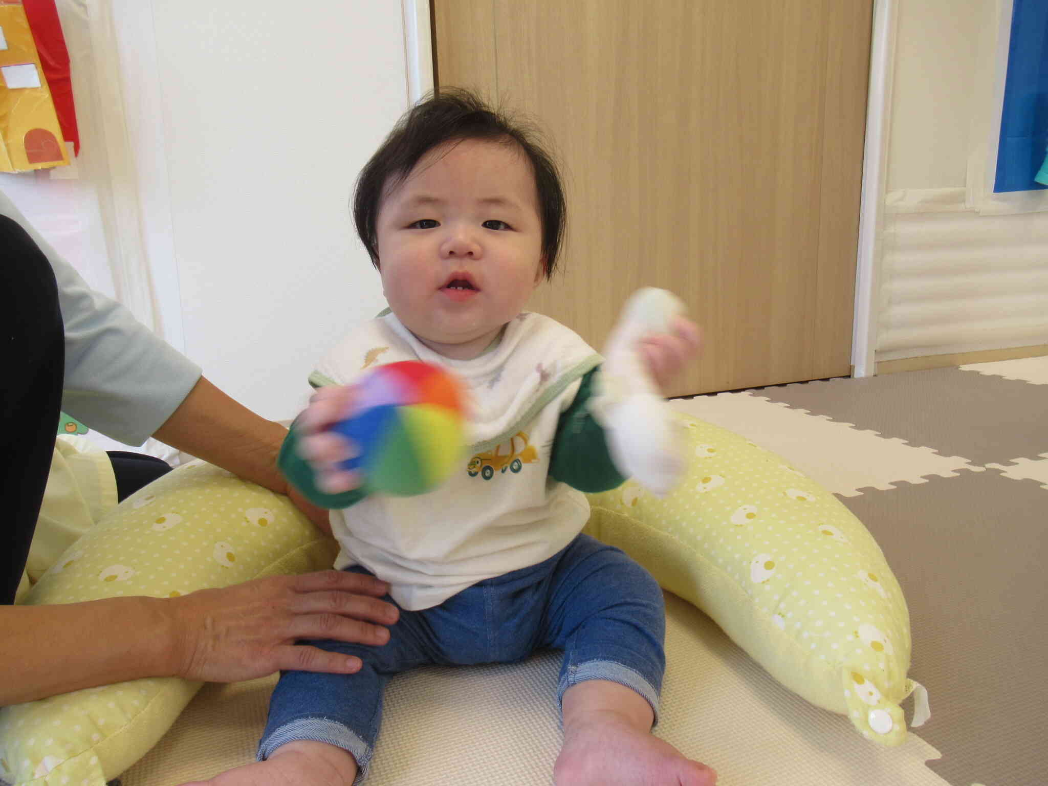 上手に座れるよ♪