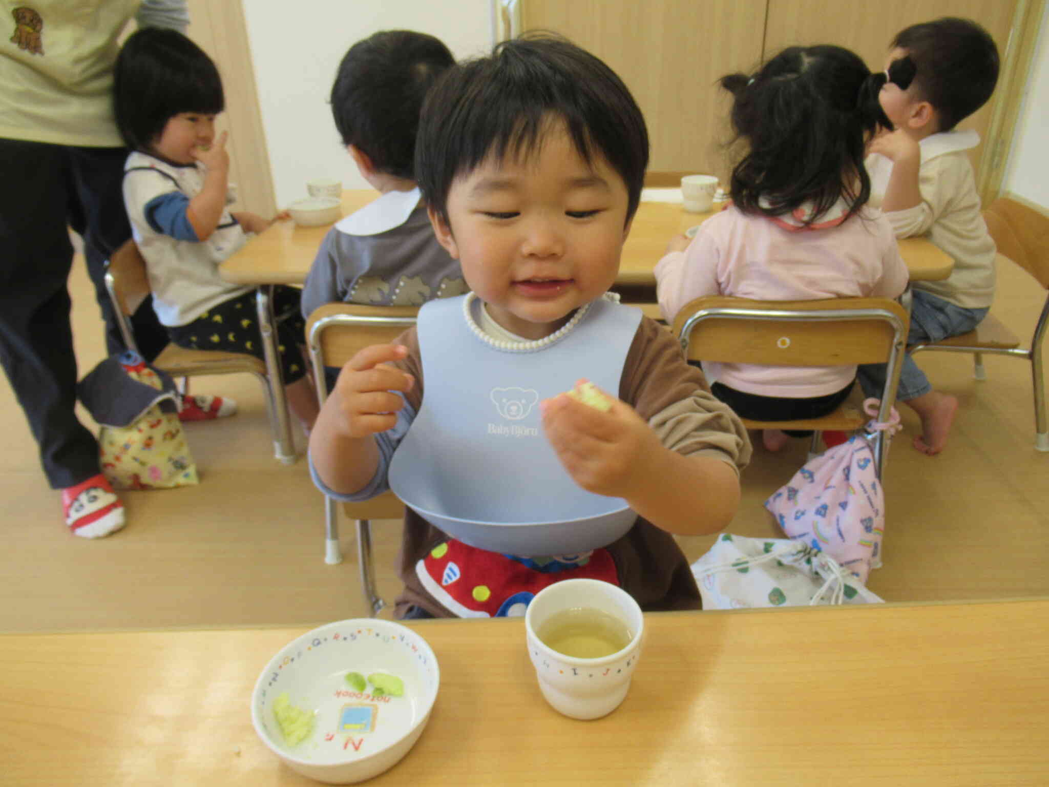そら豆はケーキになりました♪
