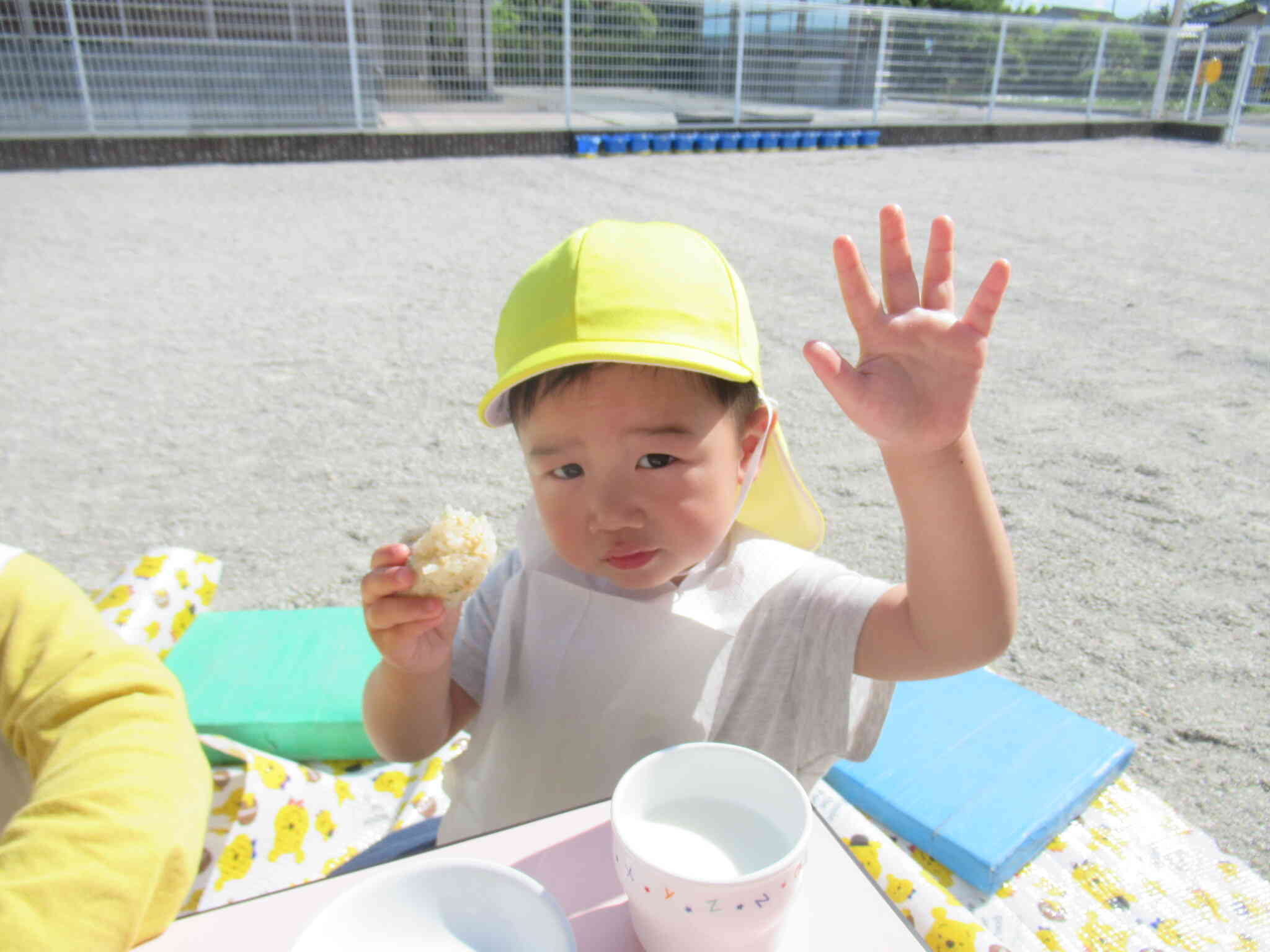 お茶会をしたよ～うさぎ組さん～