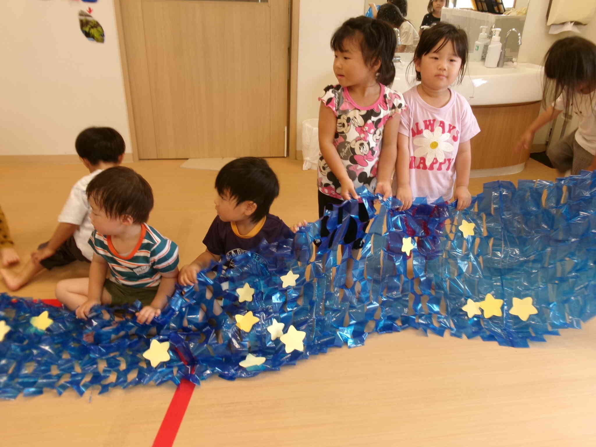 お部屋にきれいな天の川ができたよ!