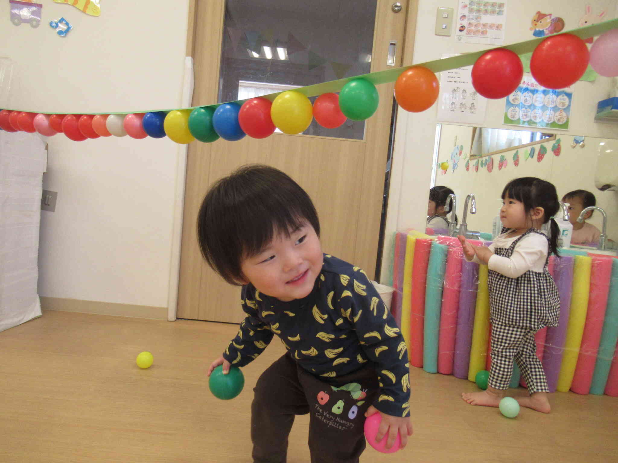 大好きなボール遊び