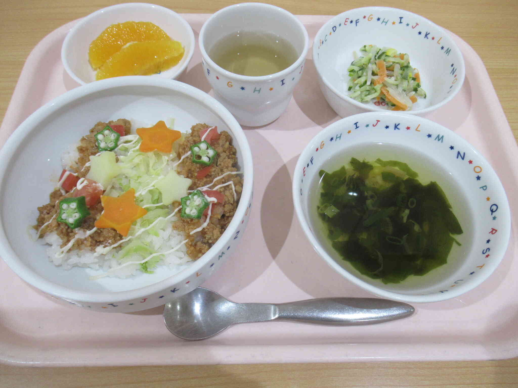 ７月　七夕会のメニュー