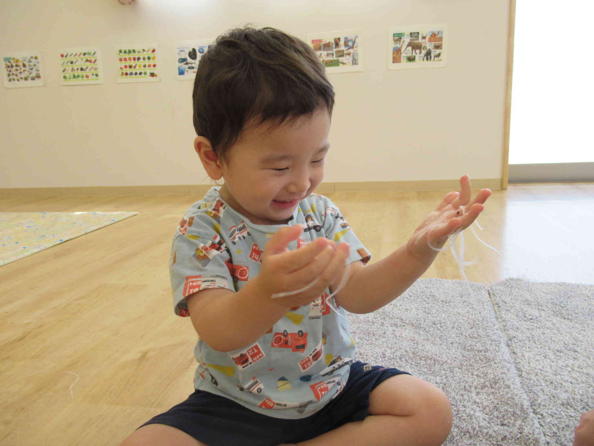 はるさめ遊びしたよ♪