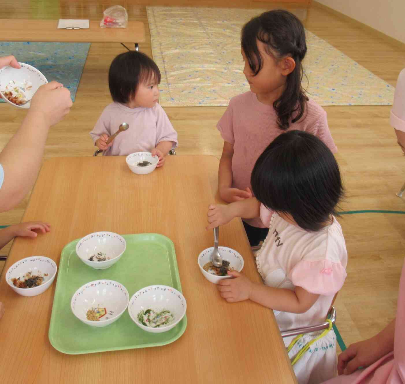 ぐるぐる混ぜるよ!