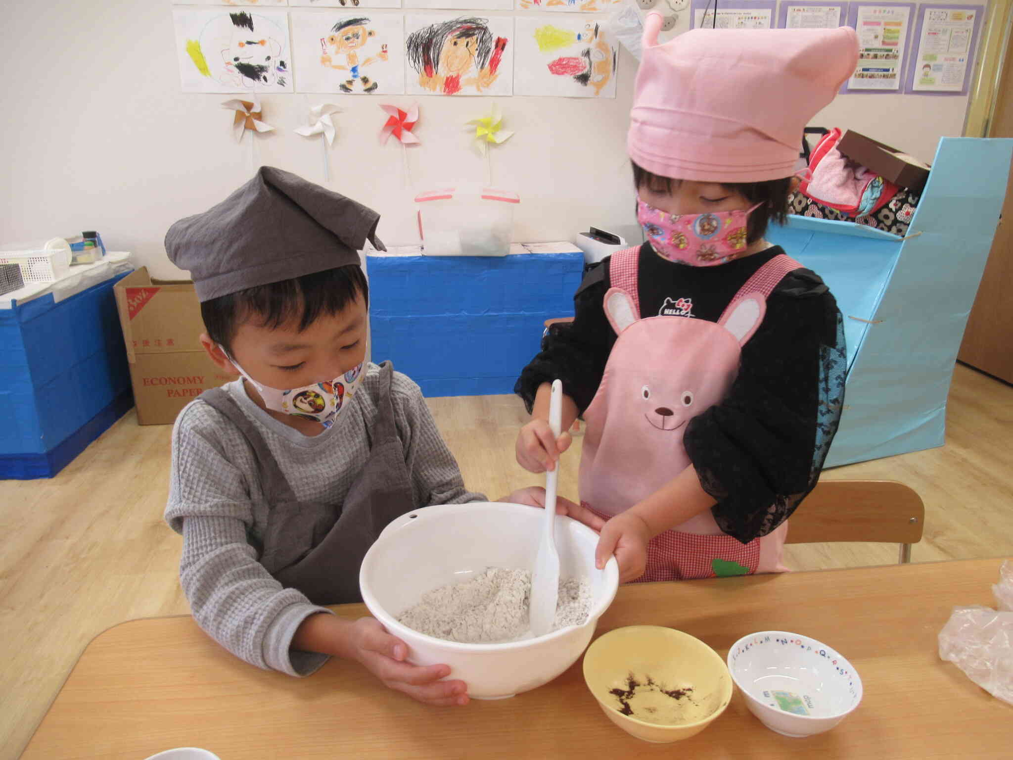 生地を作っていくよ！