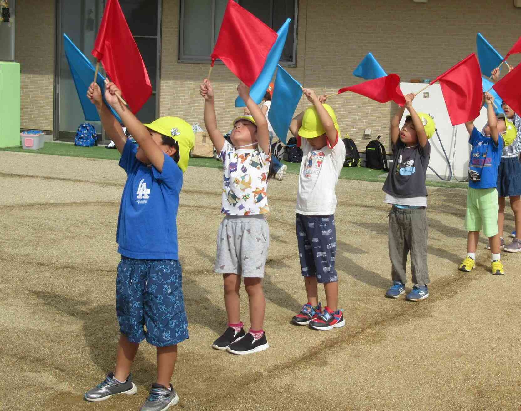 フラッグダンス！