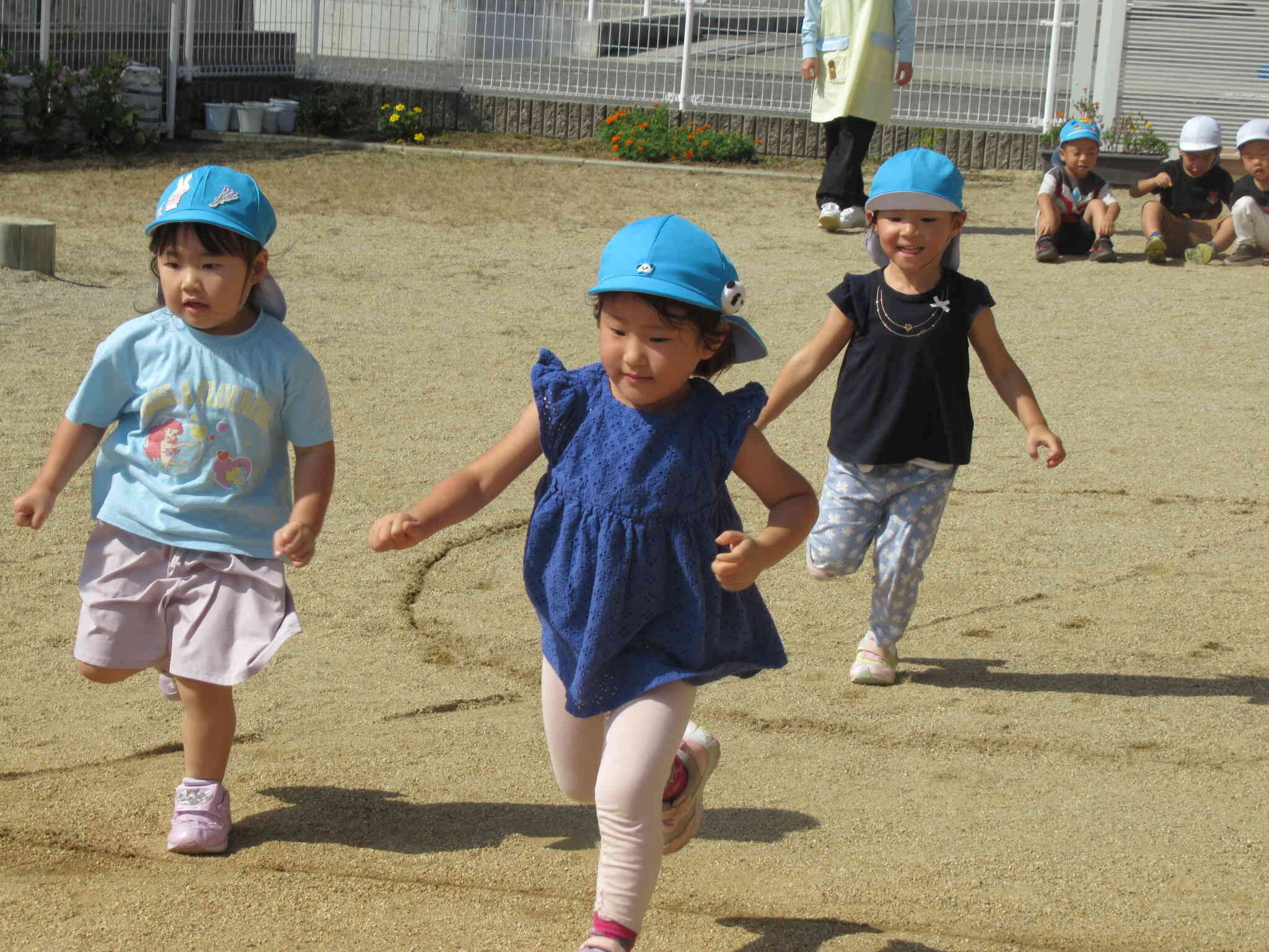 ゴールを目指して最後まで走りきりました！