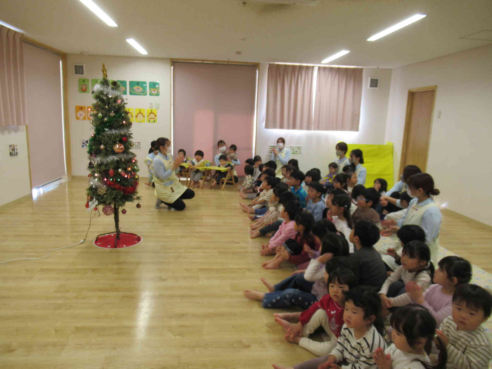 クリスマスの点灯式をしたよ☆彡