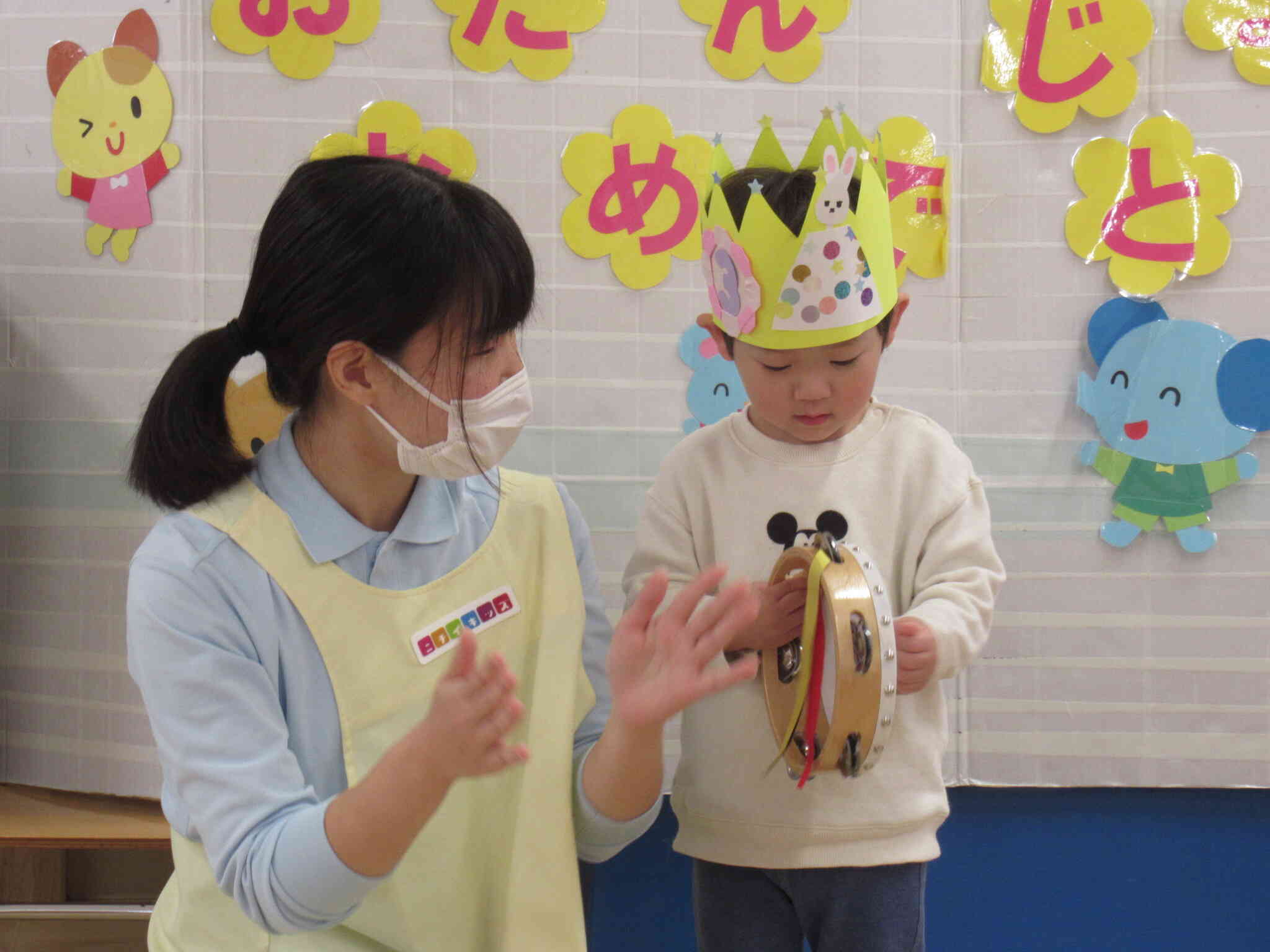 好きな楽器を持って演奏～とっても楽しかったね♡