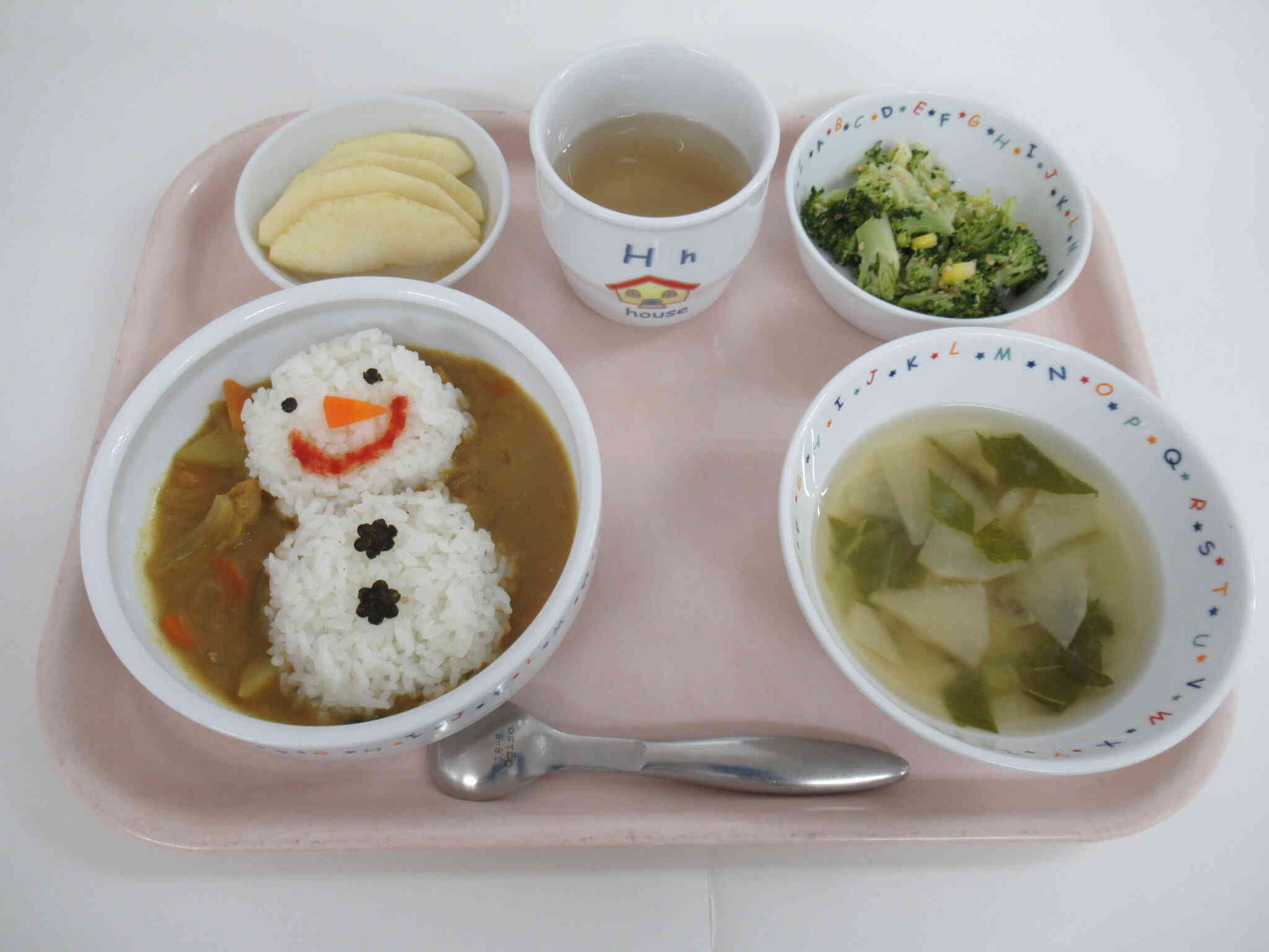 雪だるまランチ～寒い日はあったかいランチで～