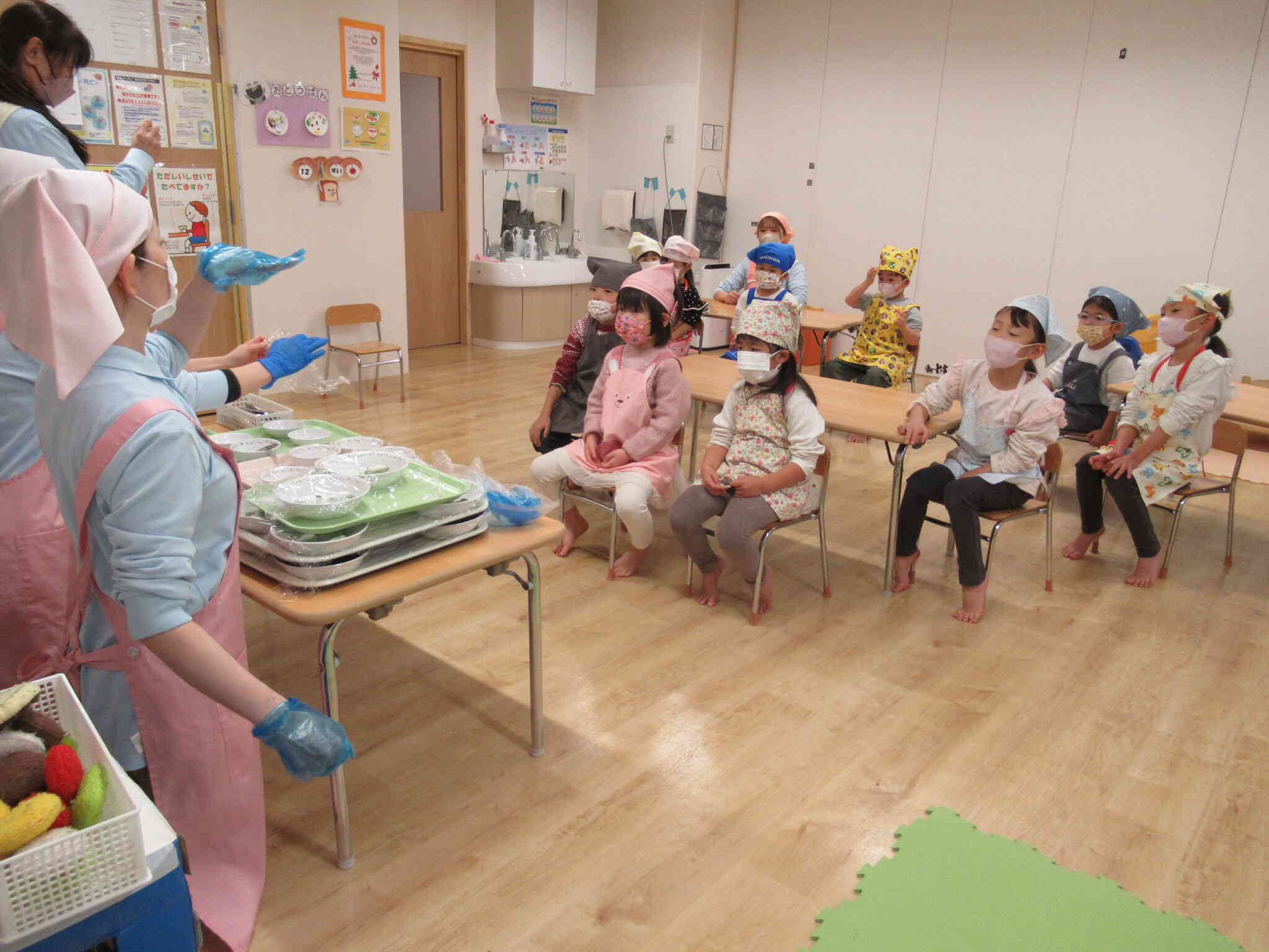 今日はなにをつくるのかな？