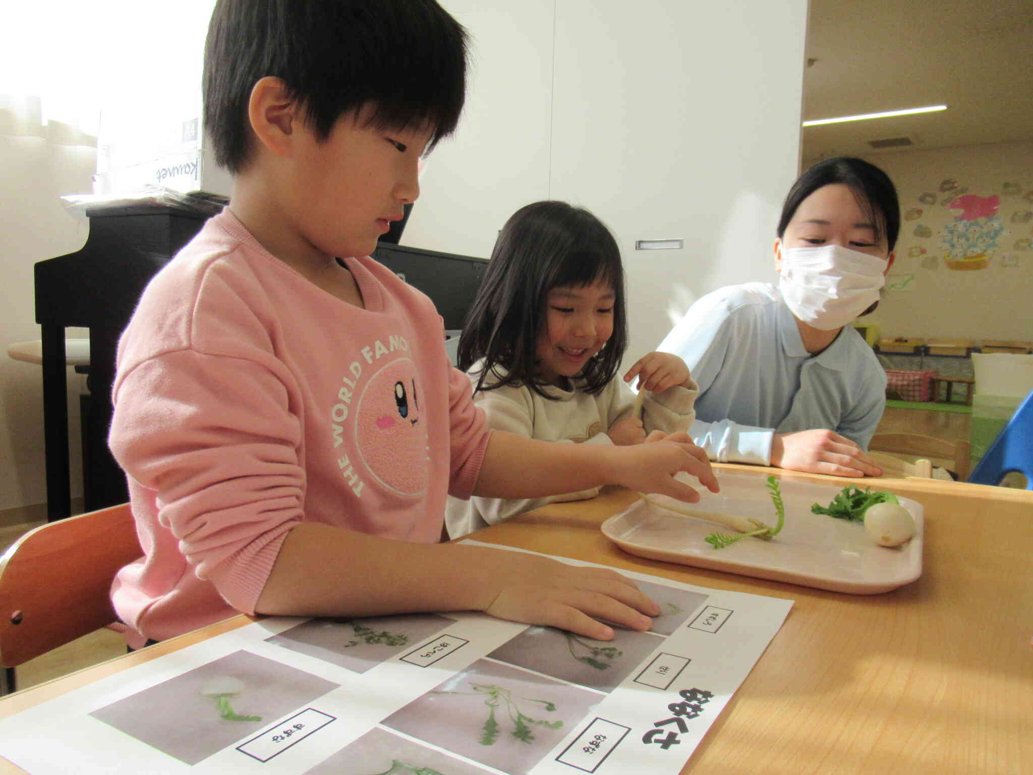 りす組、ぱんだ組、きりん組のお友だちと交流もできて楽しそうでした♪