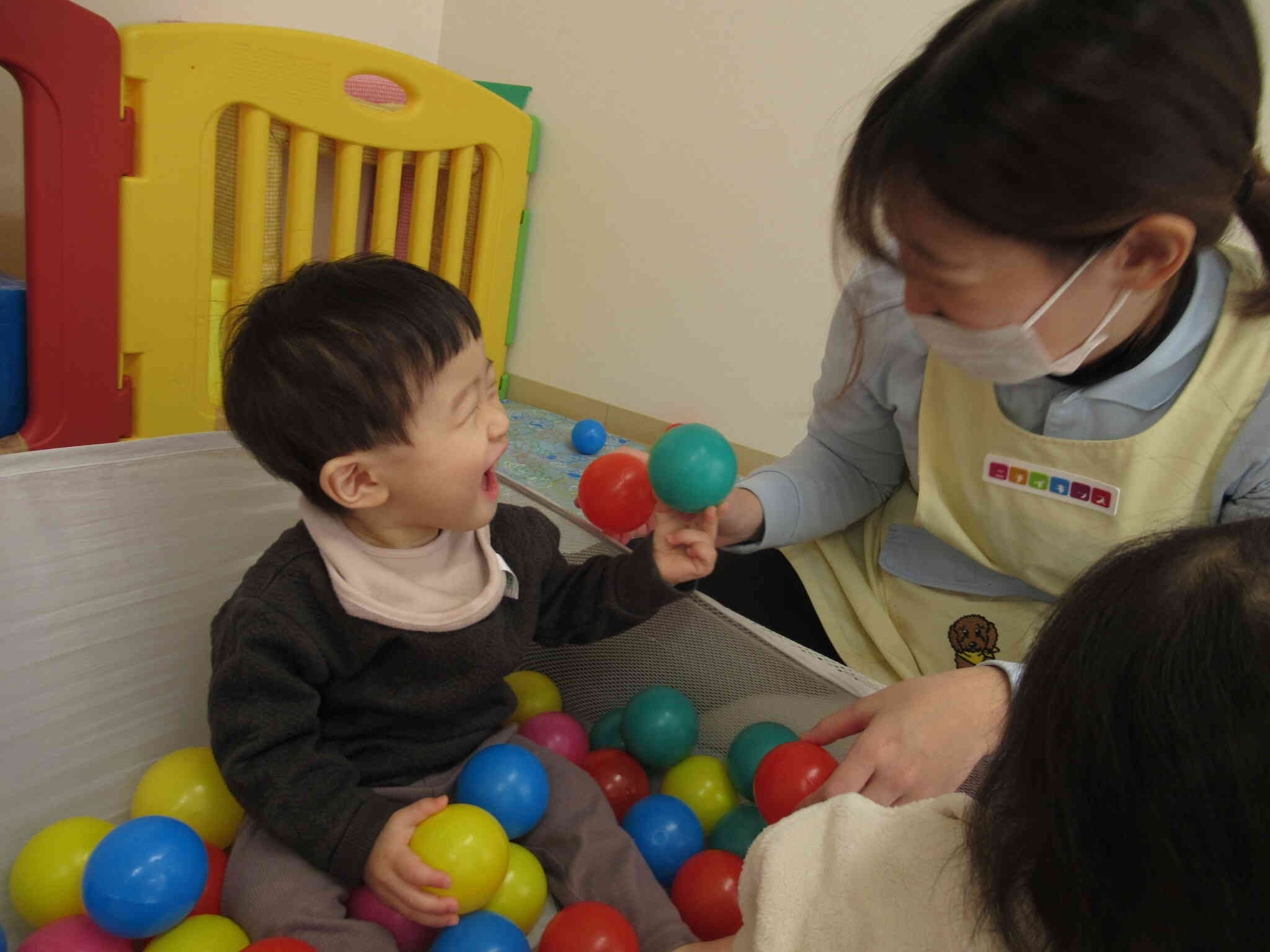 ボール遊びだ～いすき☆