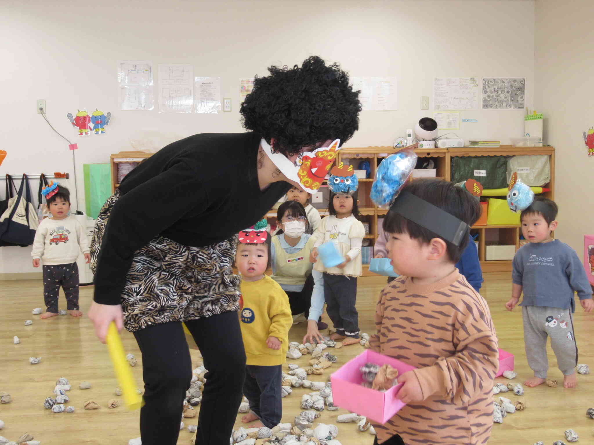 鬼さんもあそびにきてくれました♪