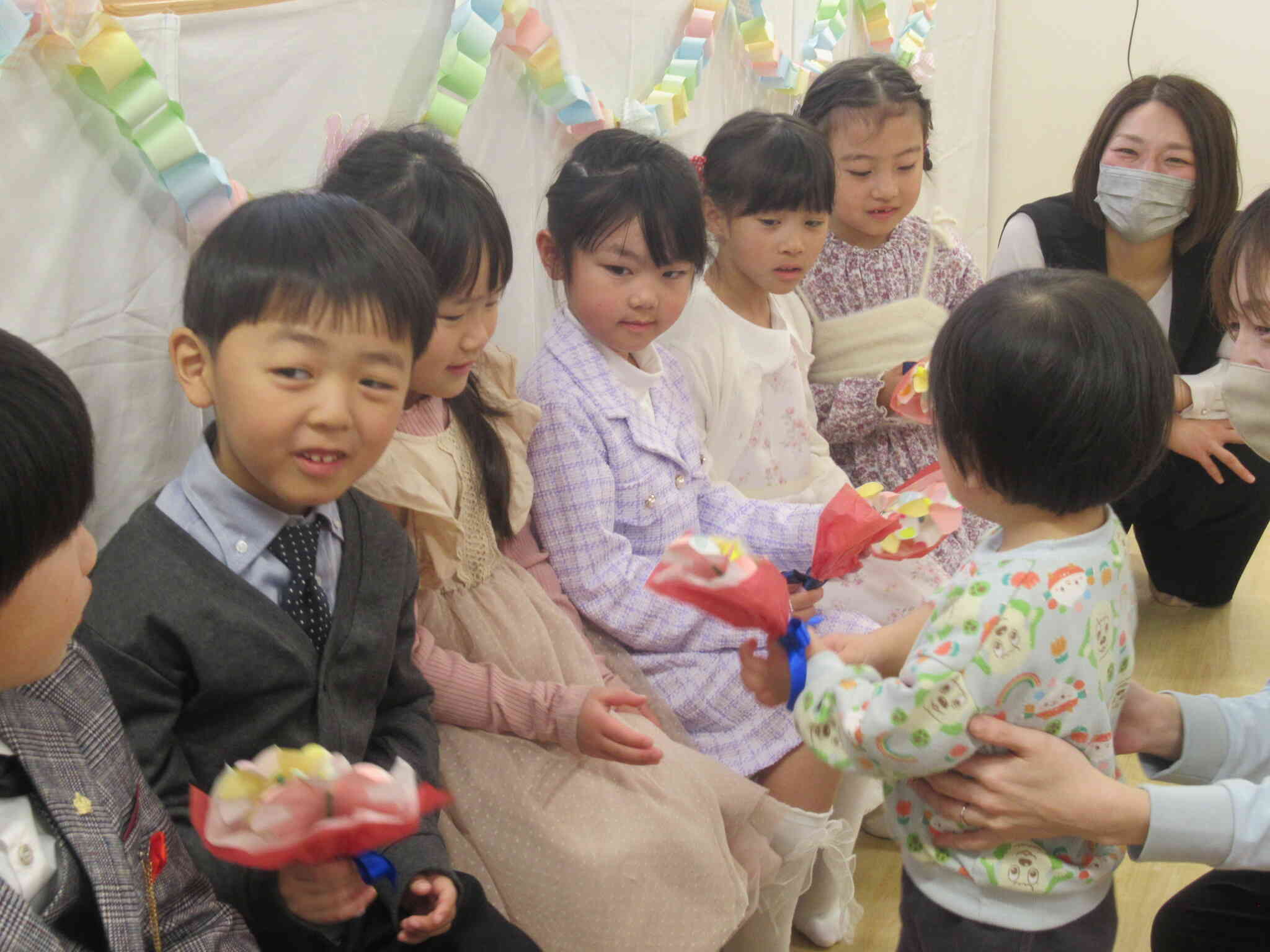 小さいお友だちからも