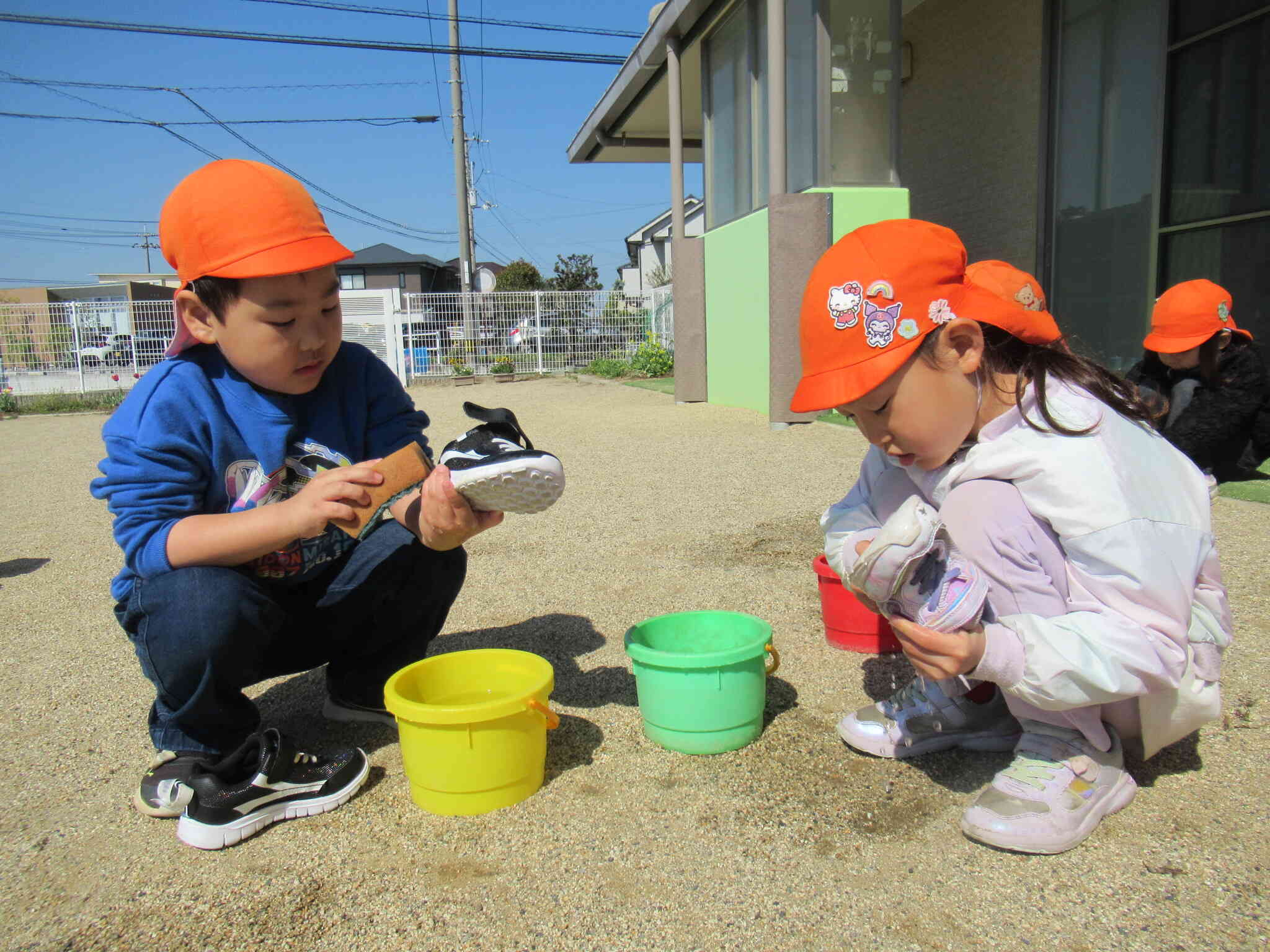 お洗濯も出来るんだよ♪