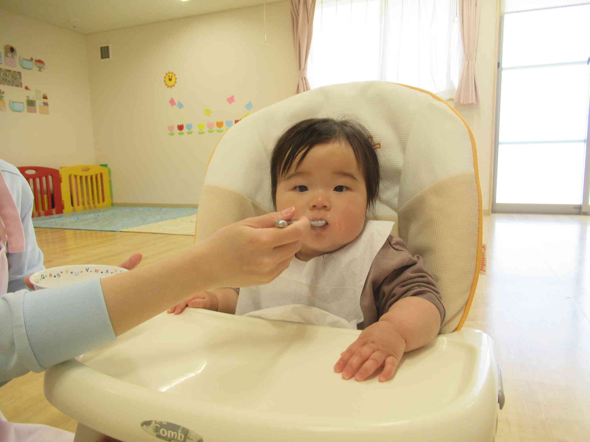 給食を食べたよ♪