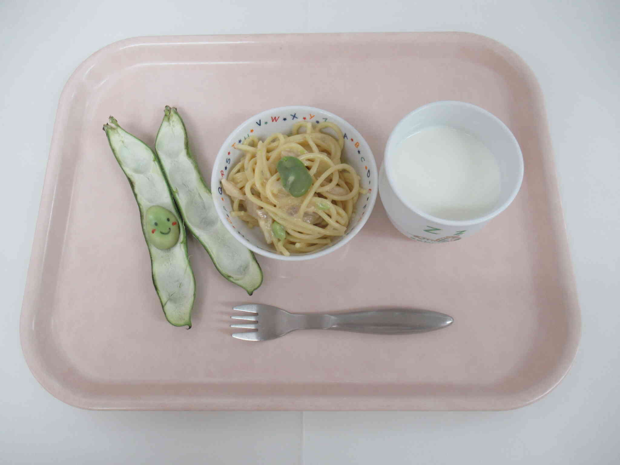 そらまめのチーズ パスタ