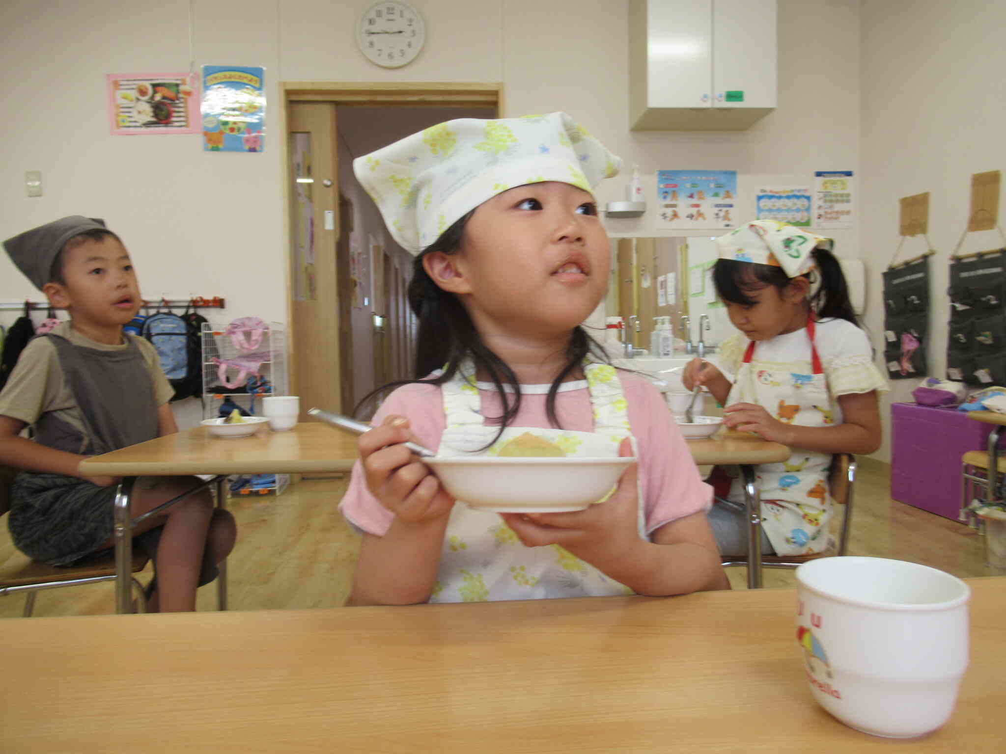 出来たてのさつま芋団子を食べよう♡