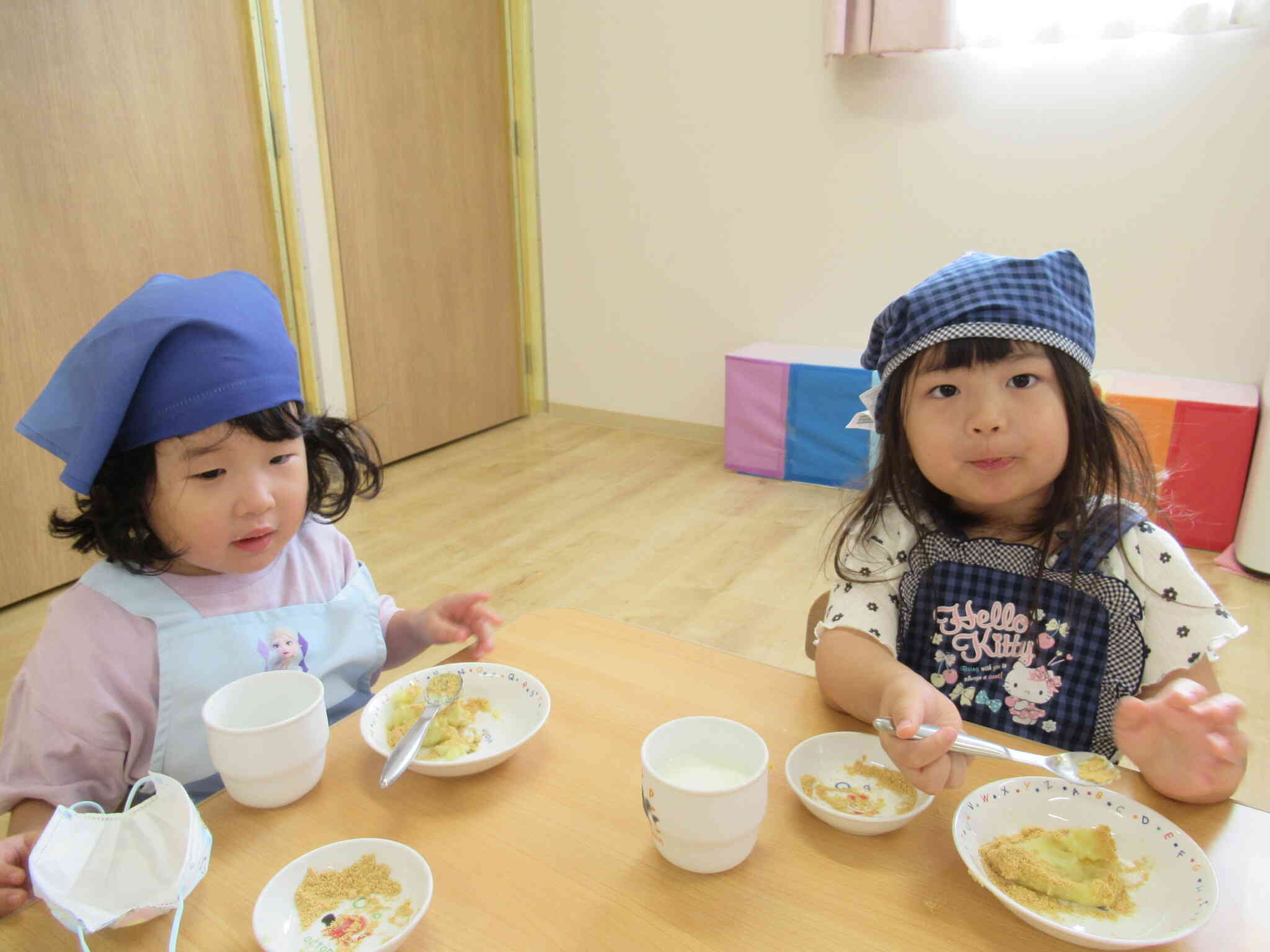 さつま芋団子をみんなで食べよう♬