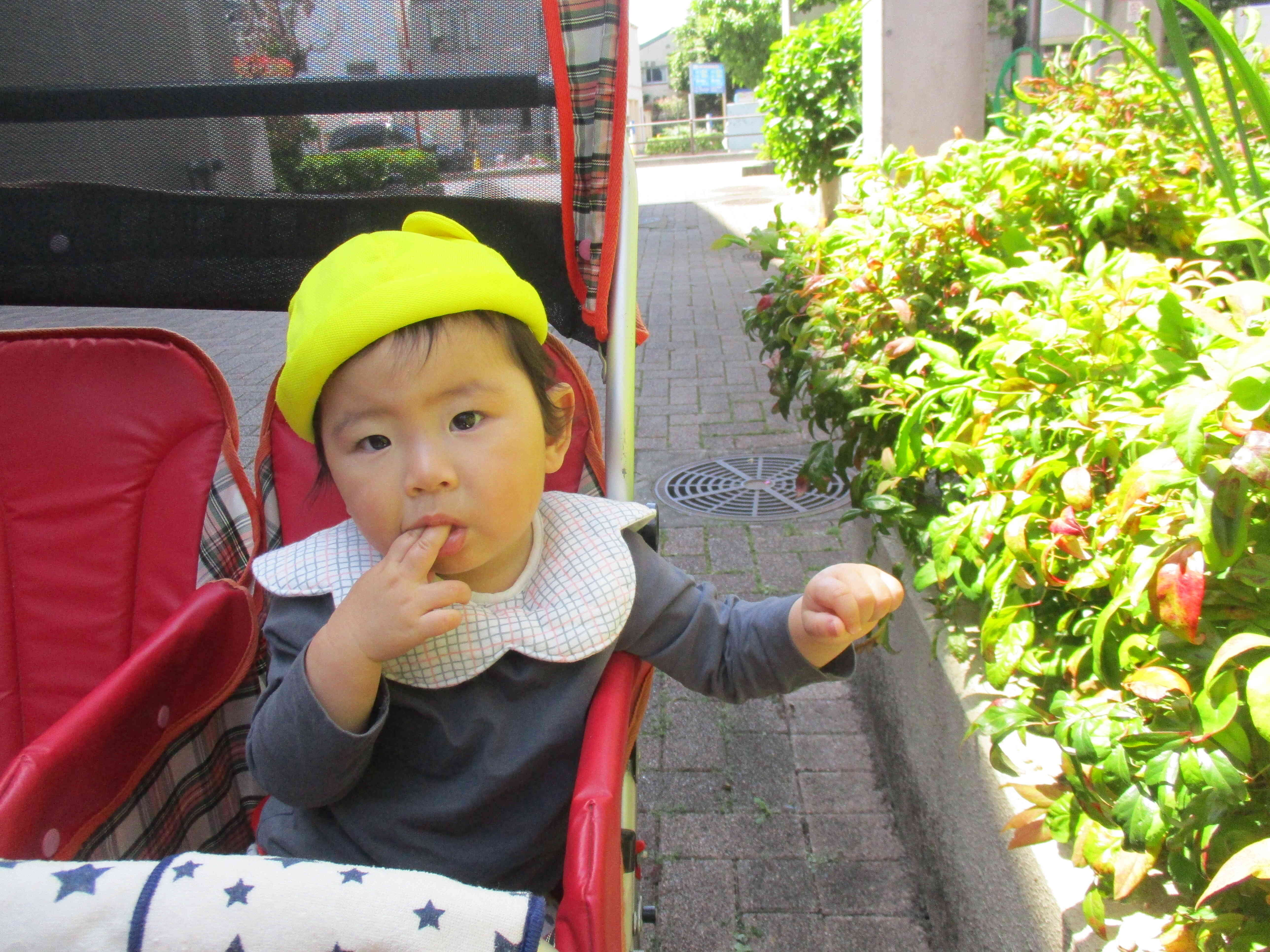 天気が良くて気持ちいいなぁ～