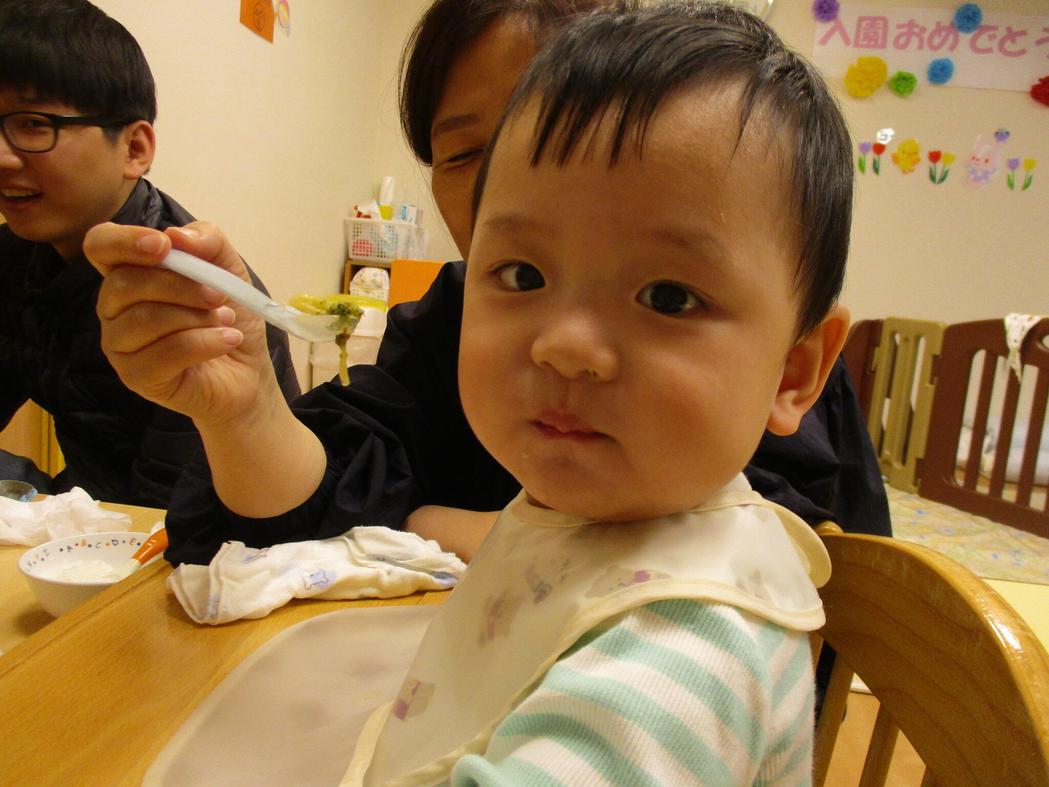 親子食事の様子（後期食②）