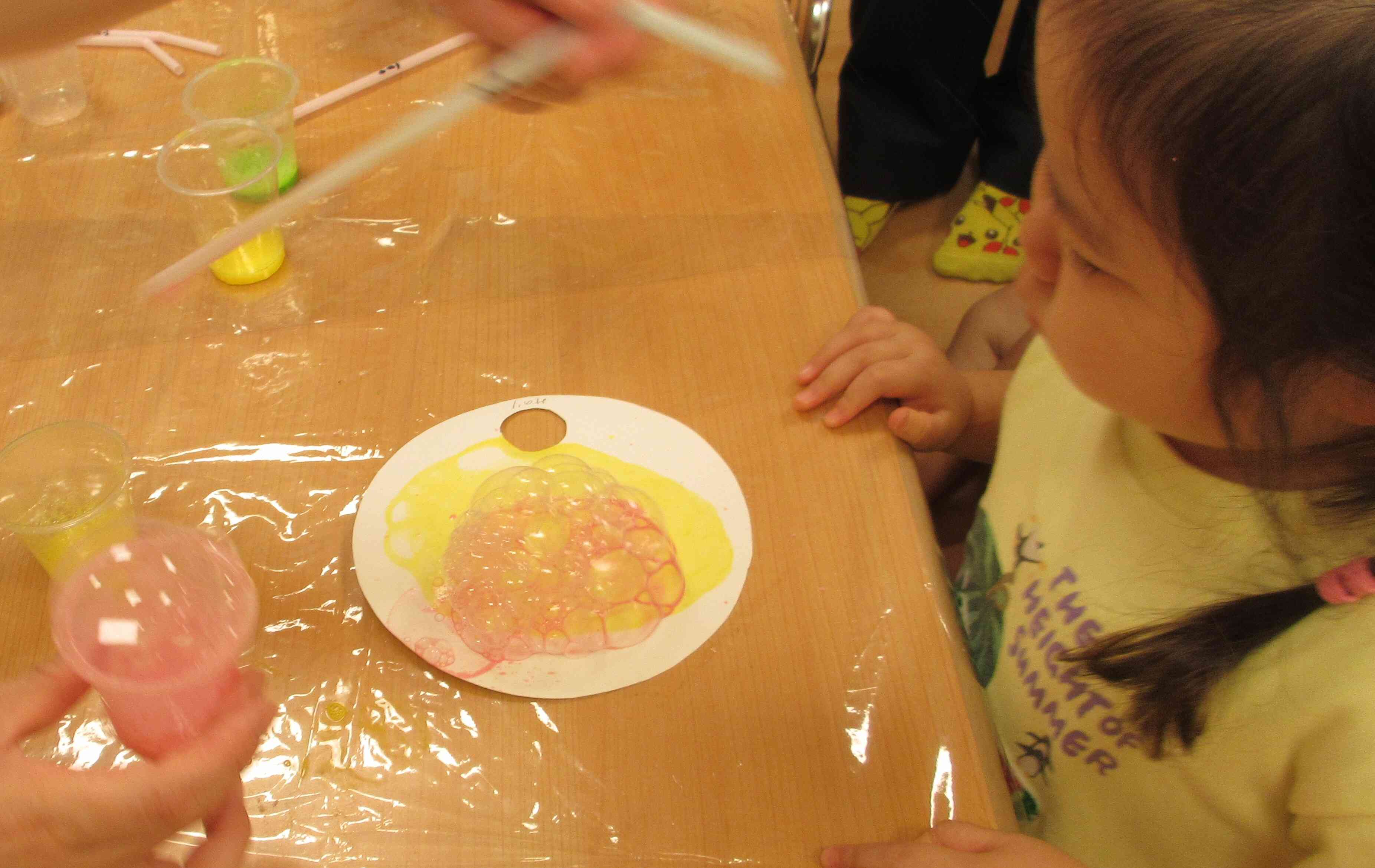 ブクブクできたよ！