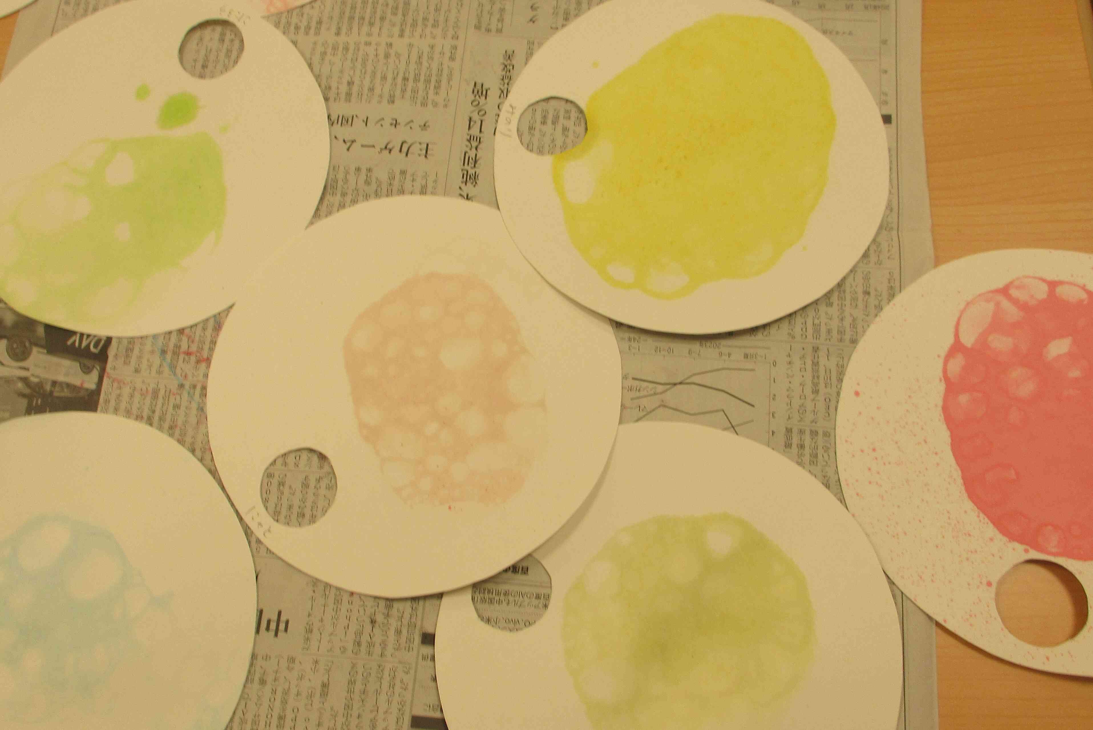 素敵なうちわができました！