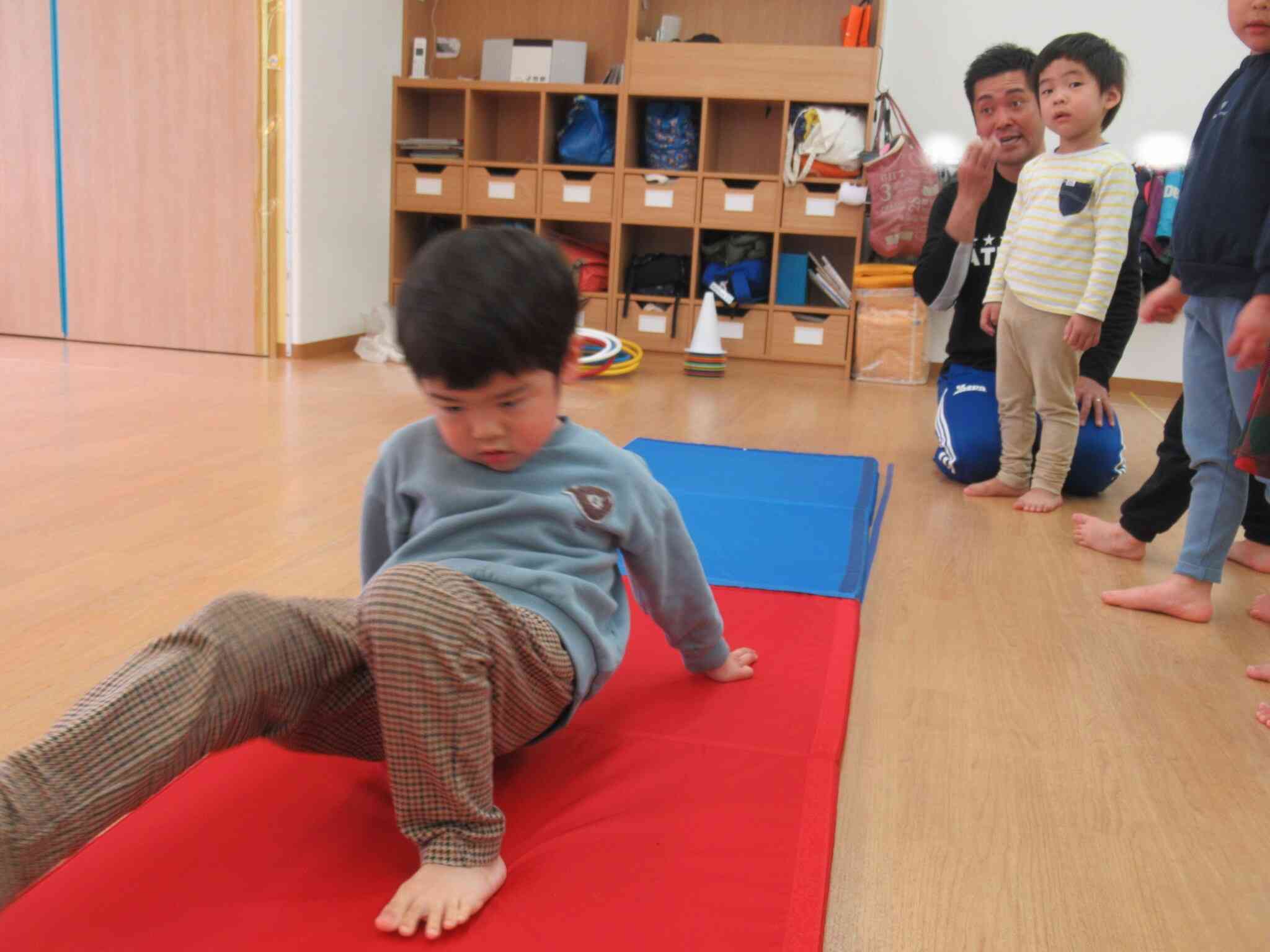 室内では・・