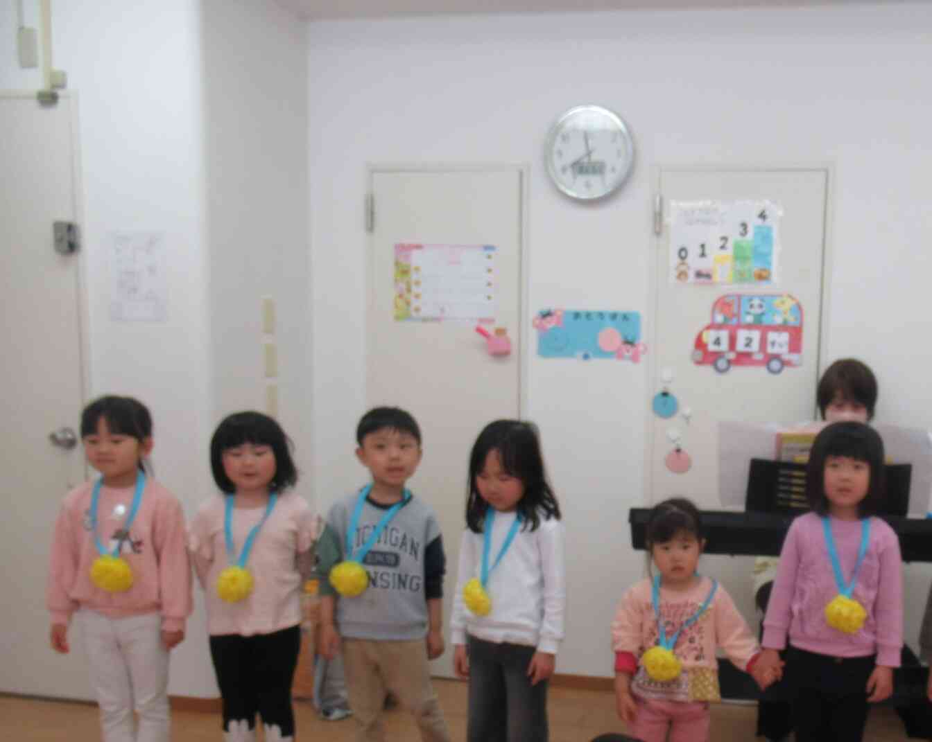年長さんになりました♪　5歳児　きりん組