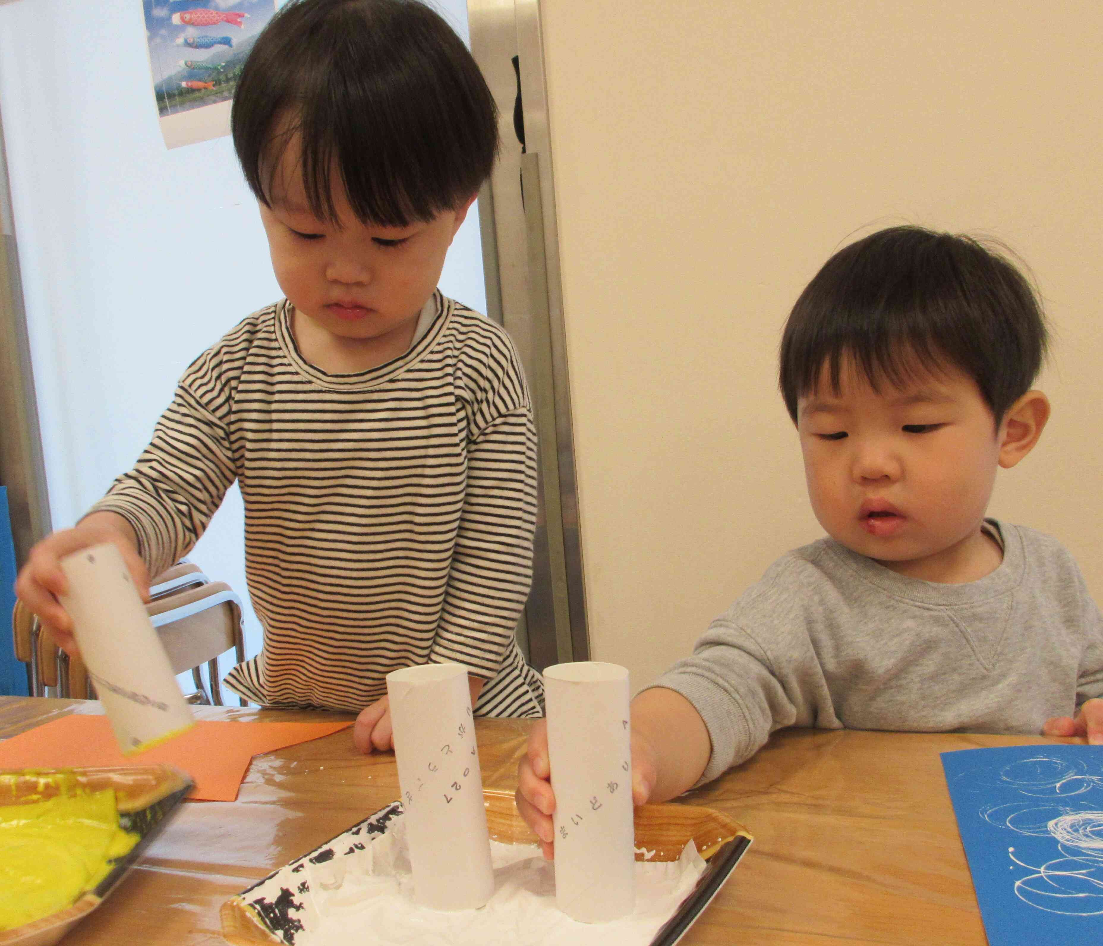 2歳児　製作「こいのぼり」