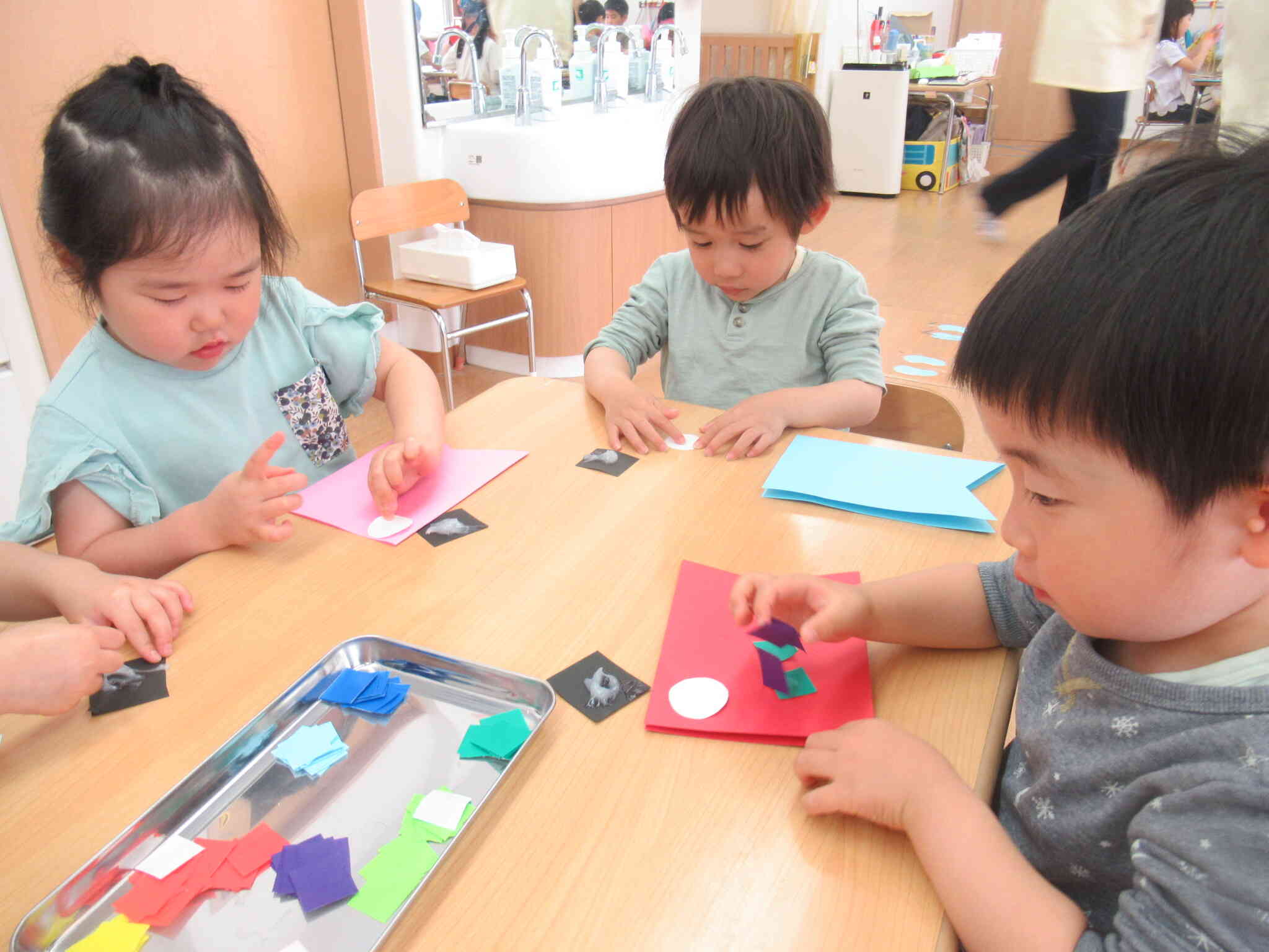 3歳児　こいのぼり製作