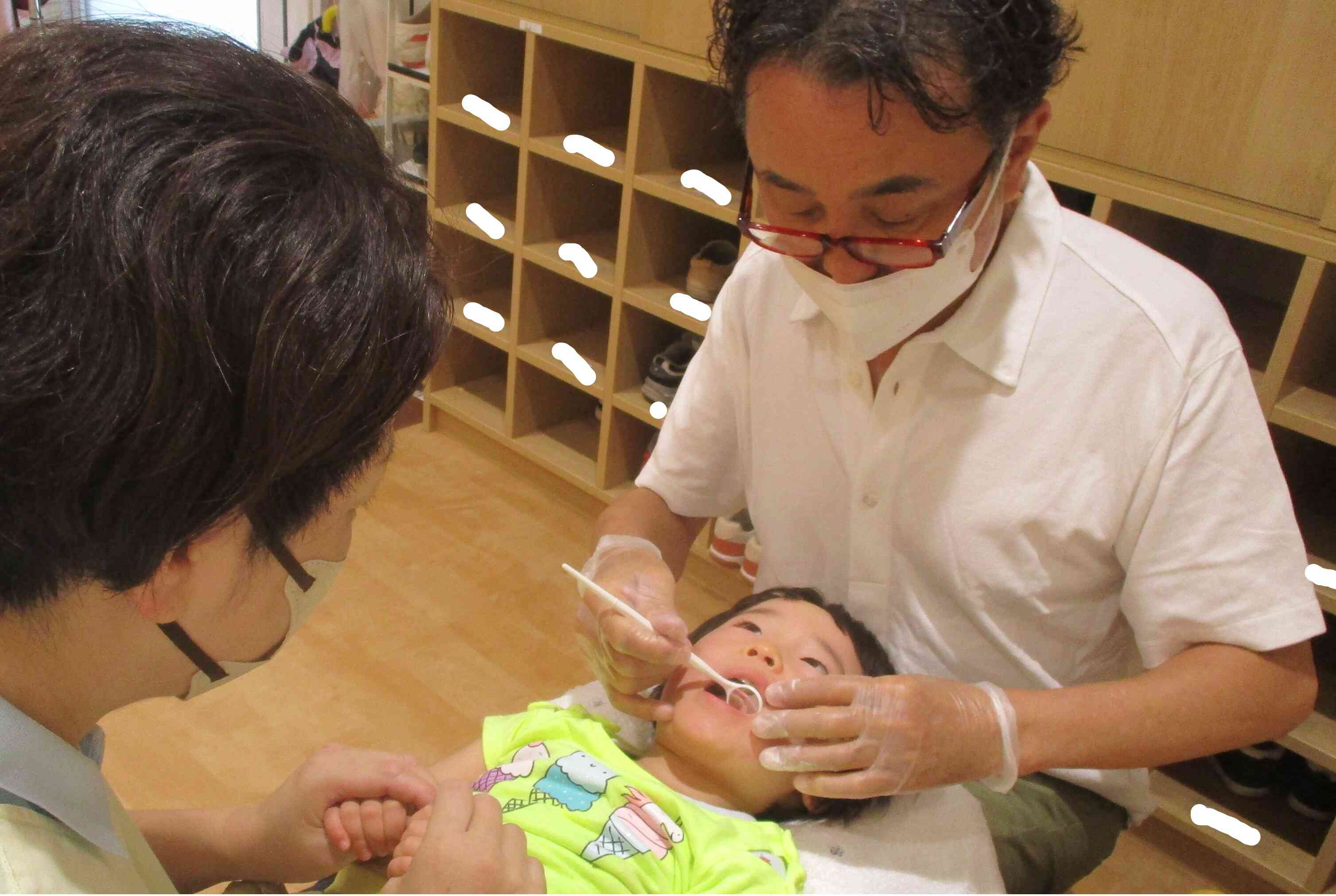 歯科健診の様子