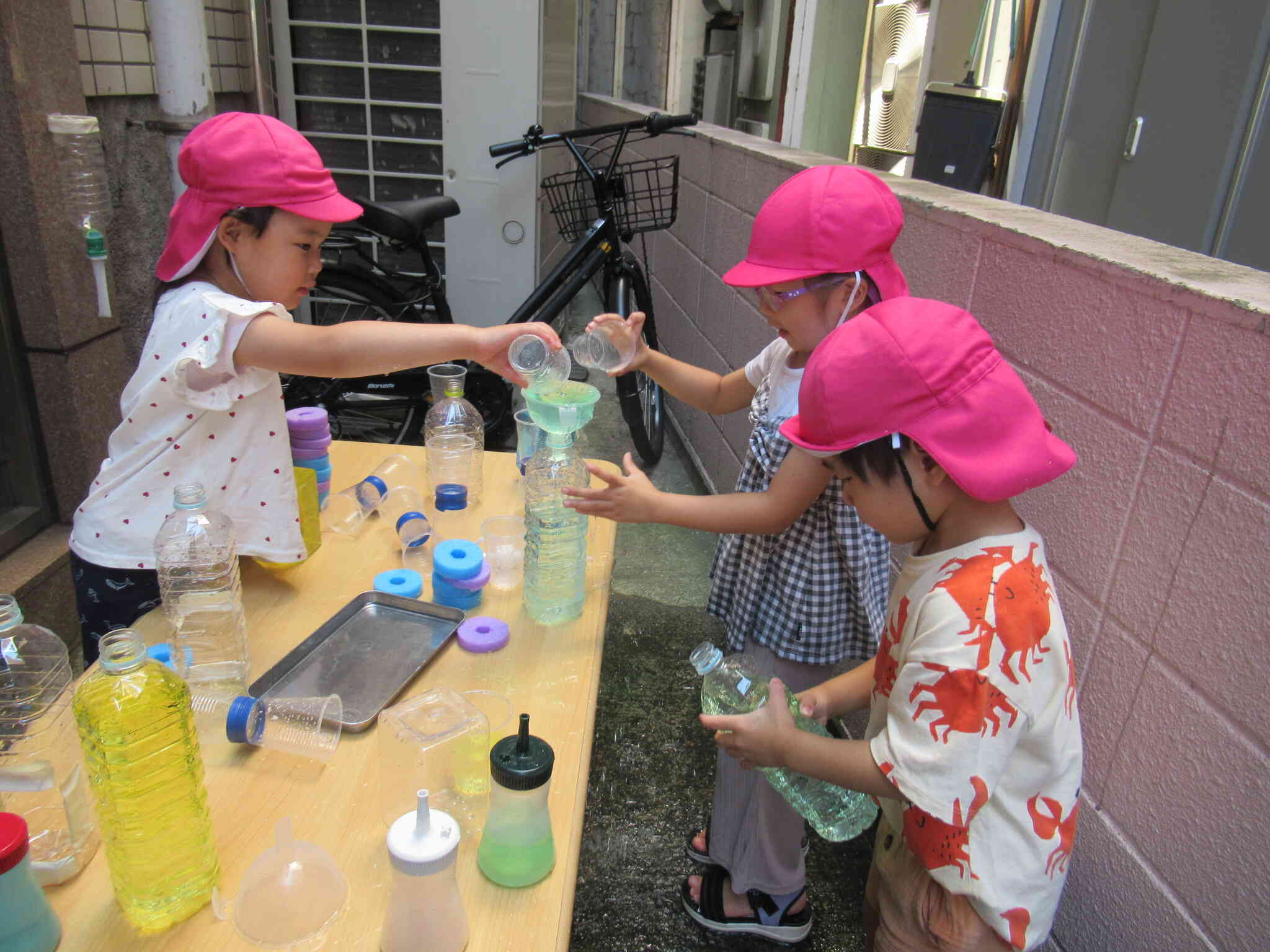 4歳児　水遊び