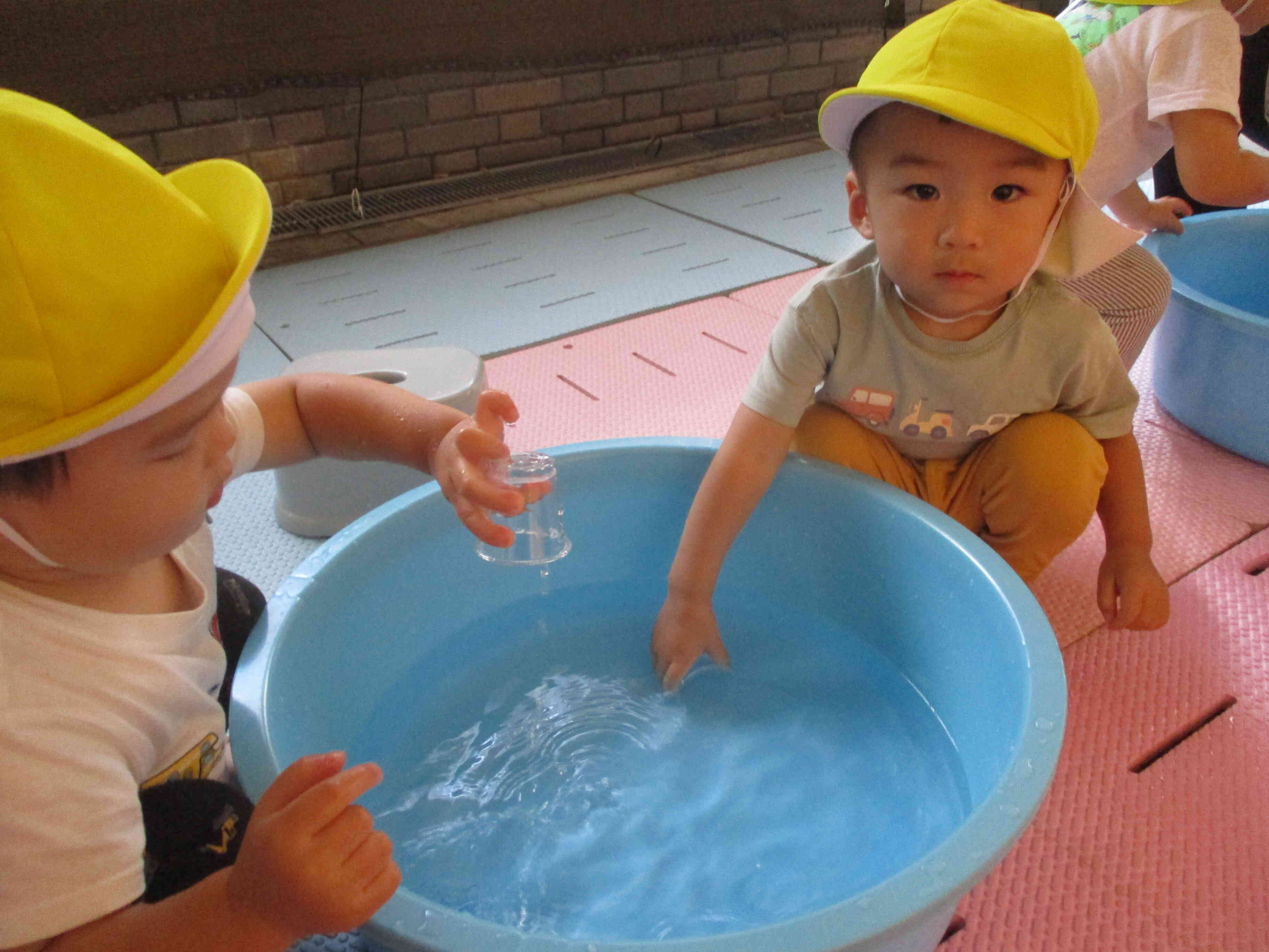 冷たくて気持ちがいいね！