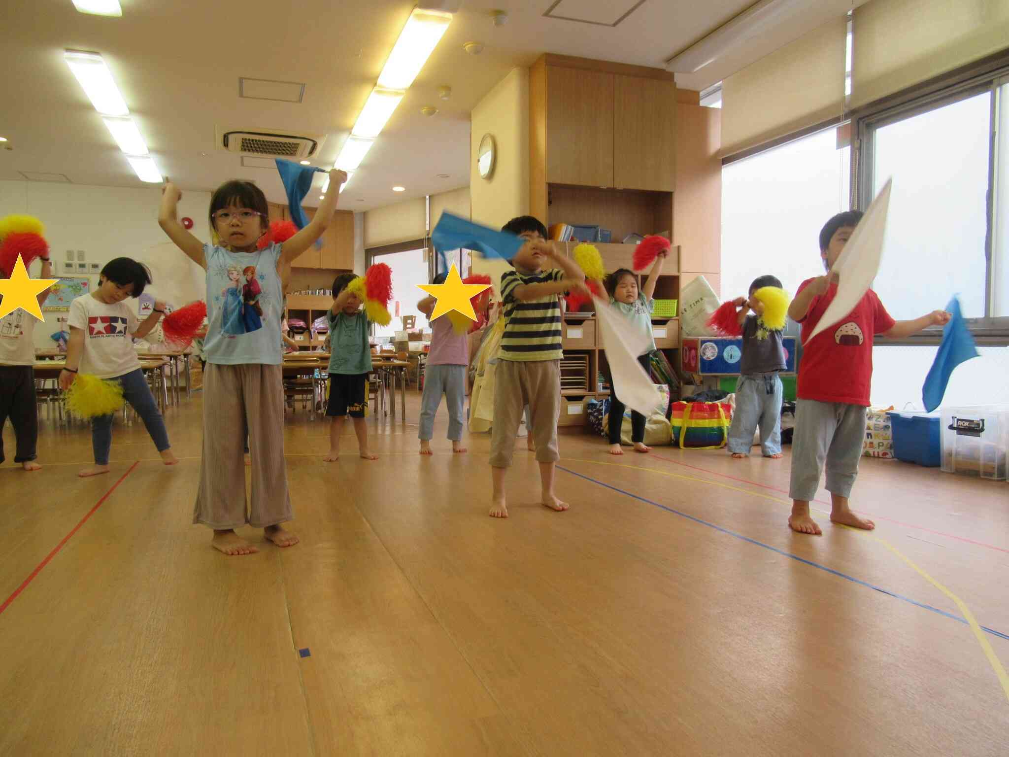 4歳児　運動会の練習