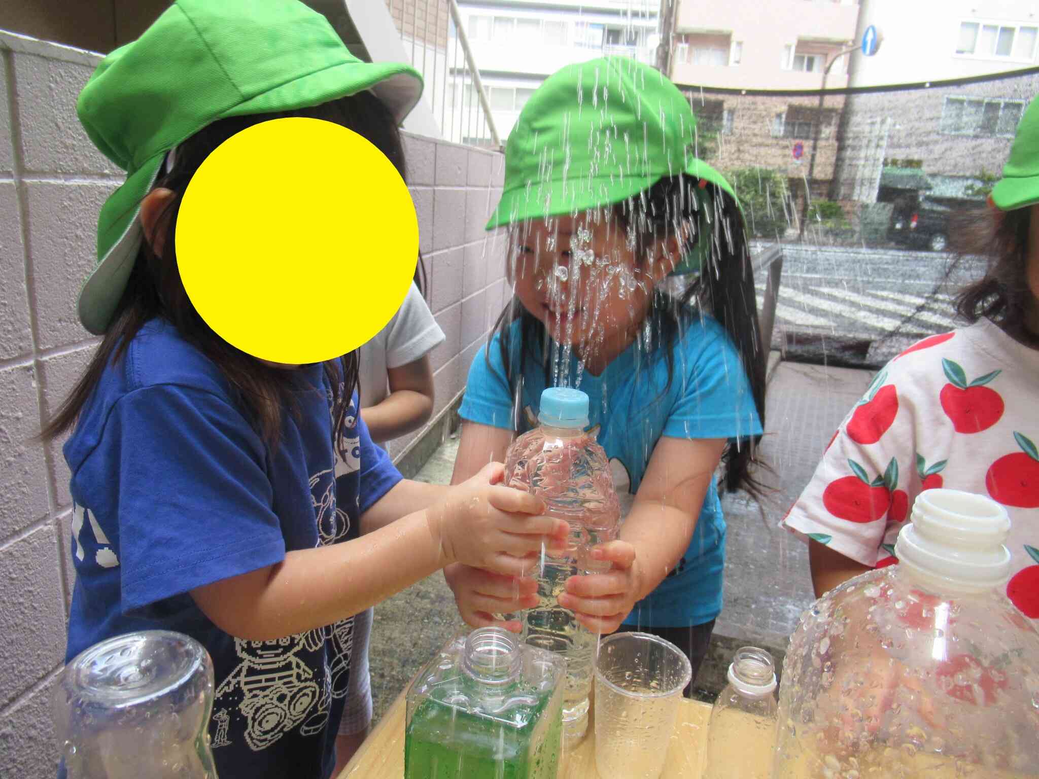 3歳児　水遊び