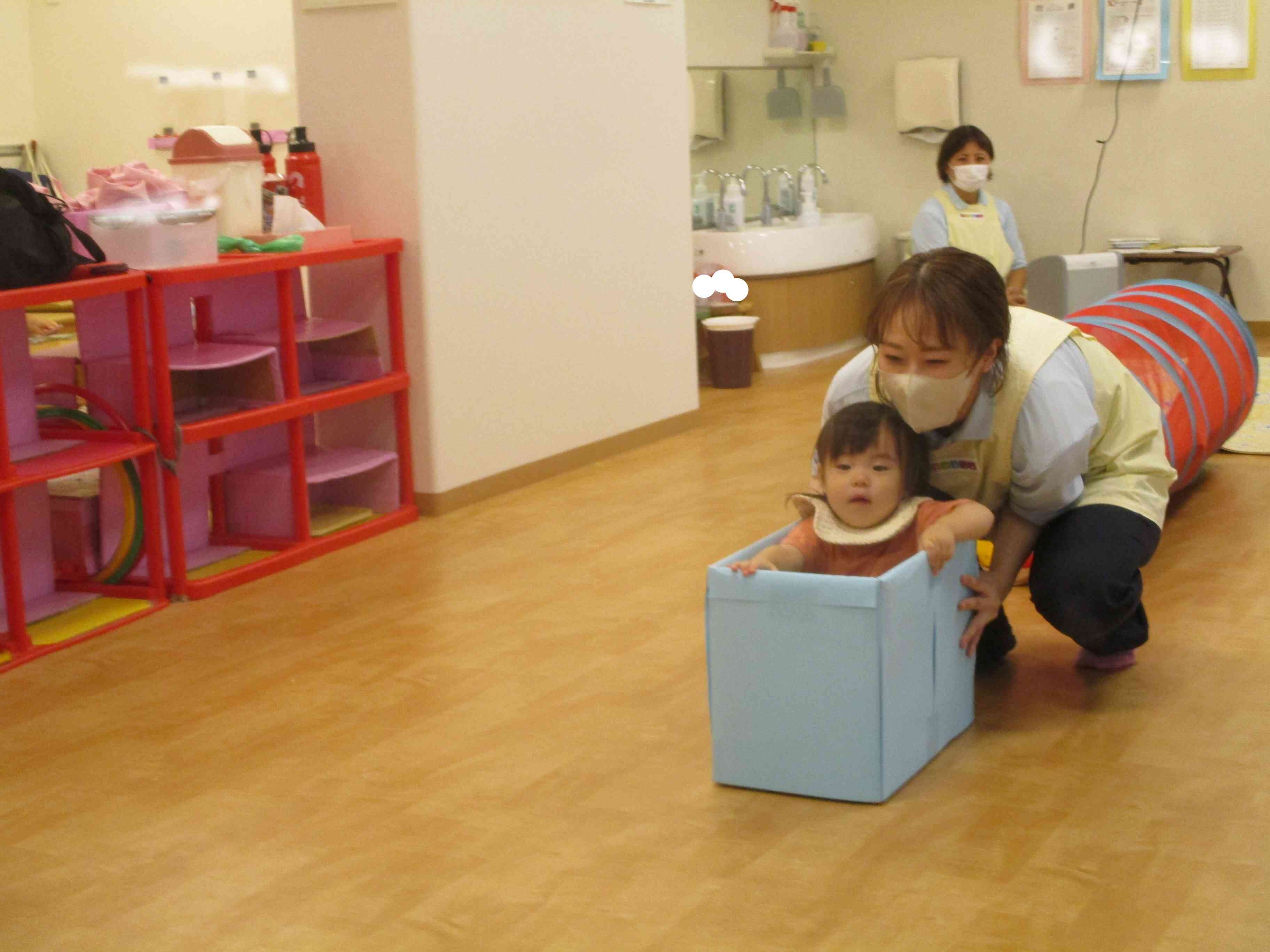はじめての運動会の0歳児