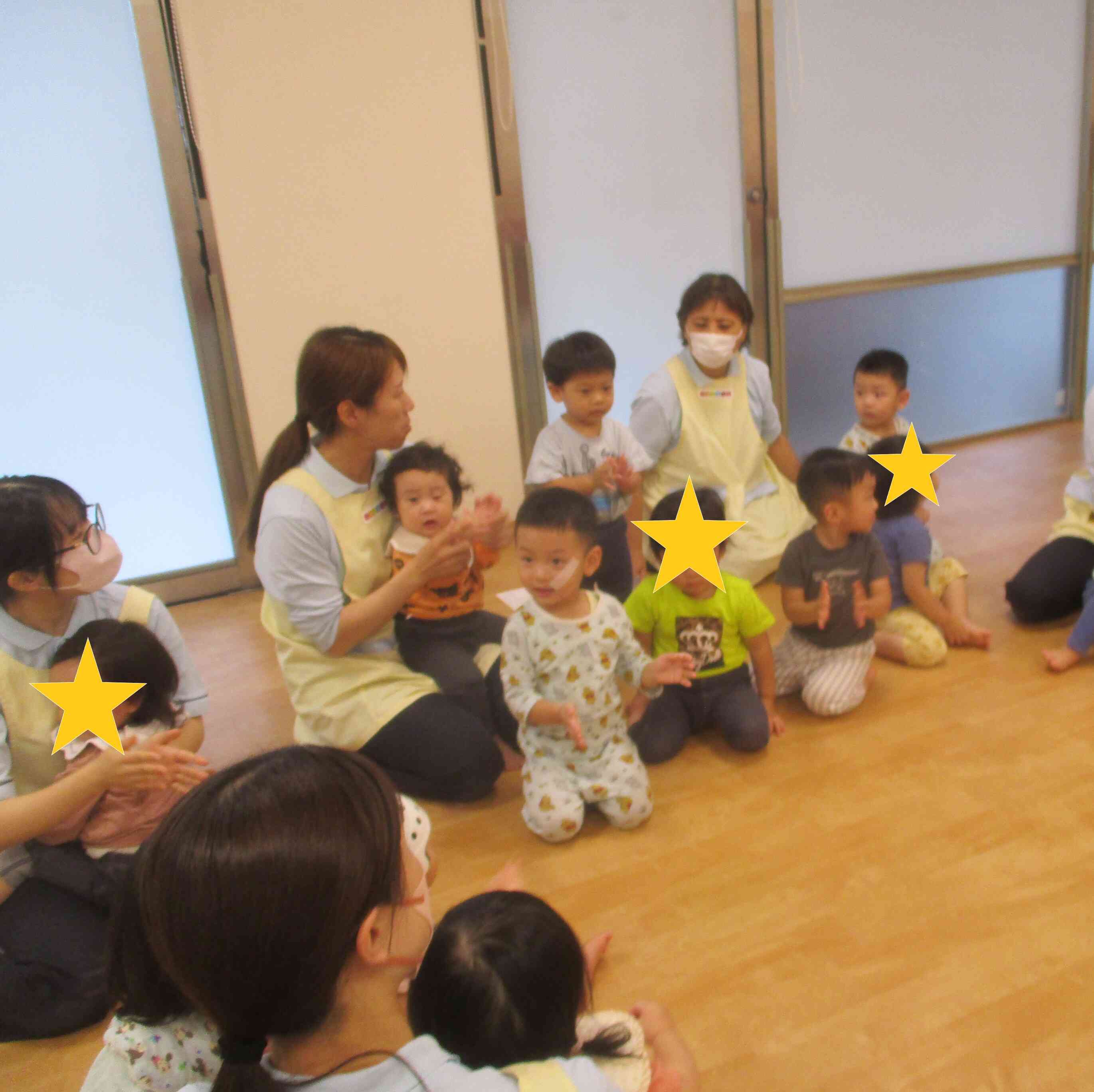 運動会リハーサル　　0,1.2歳児