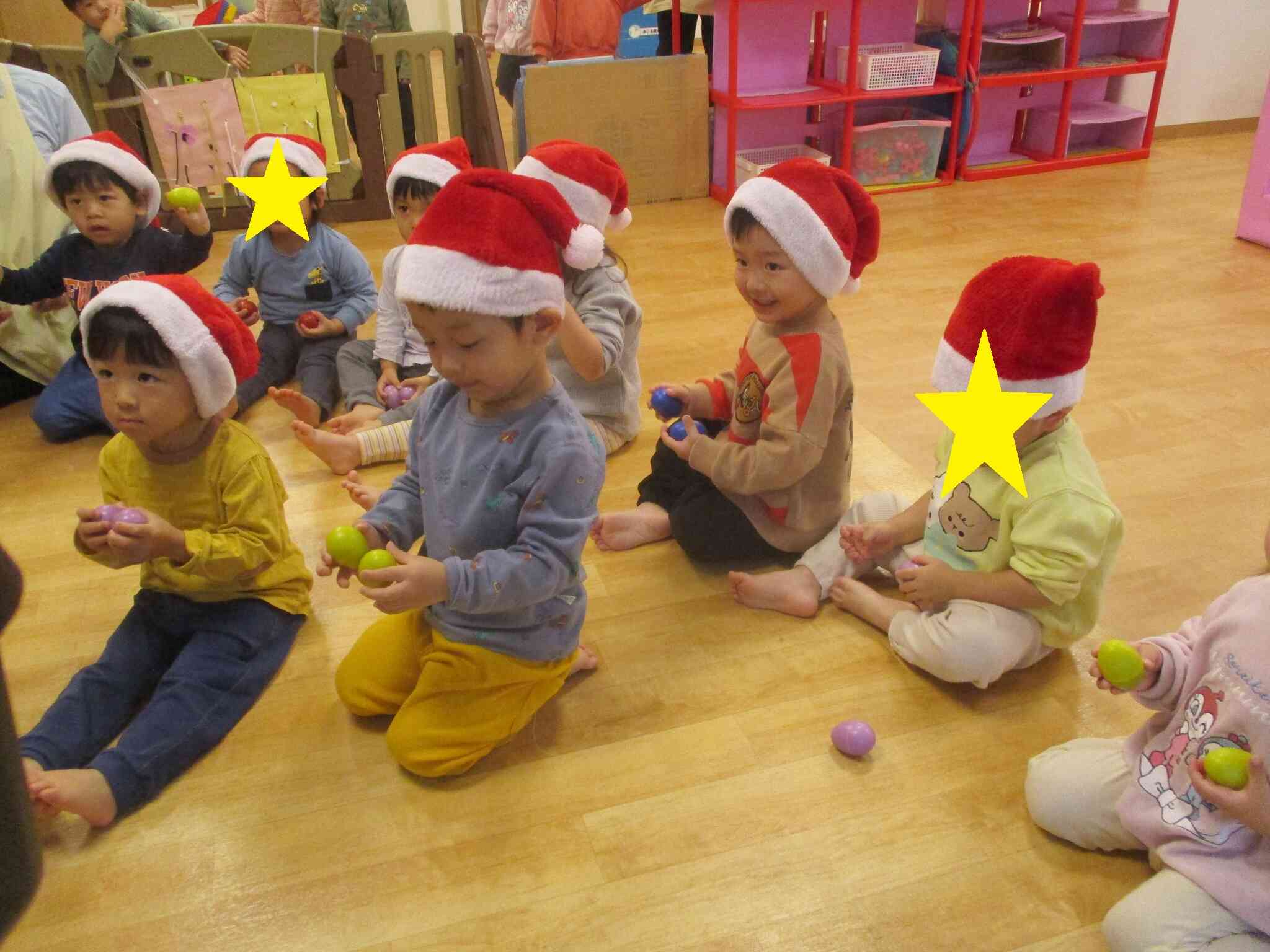 1歳児　うさぎぐみ　リトミック