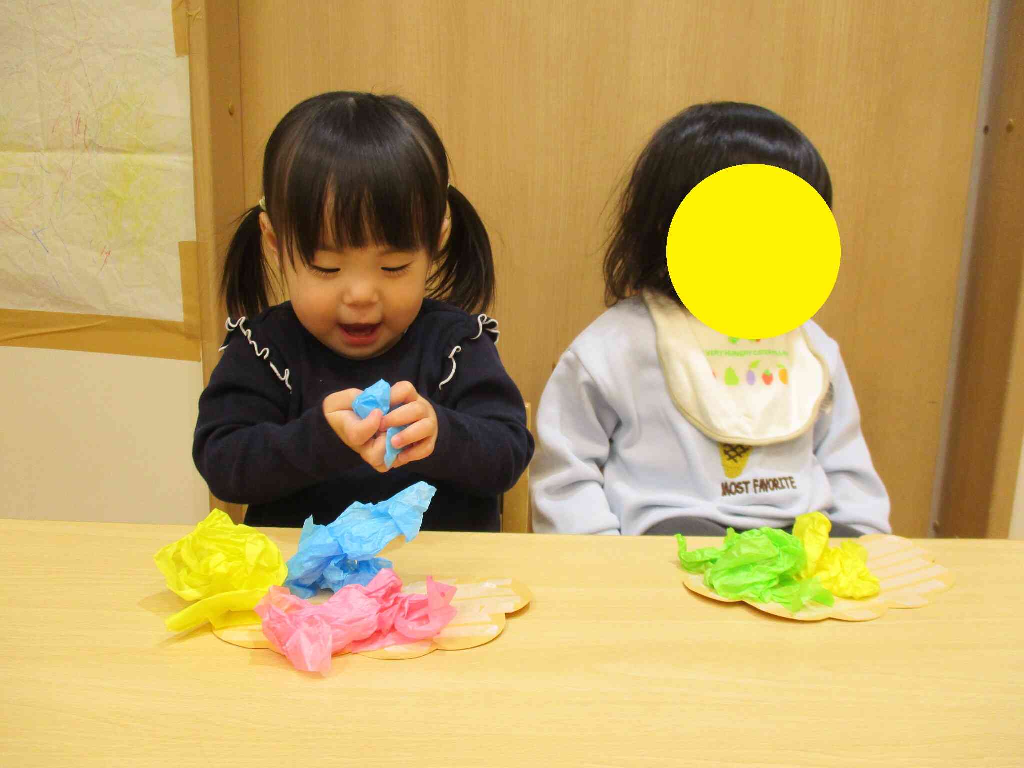 ０歳児　節分製作