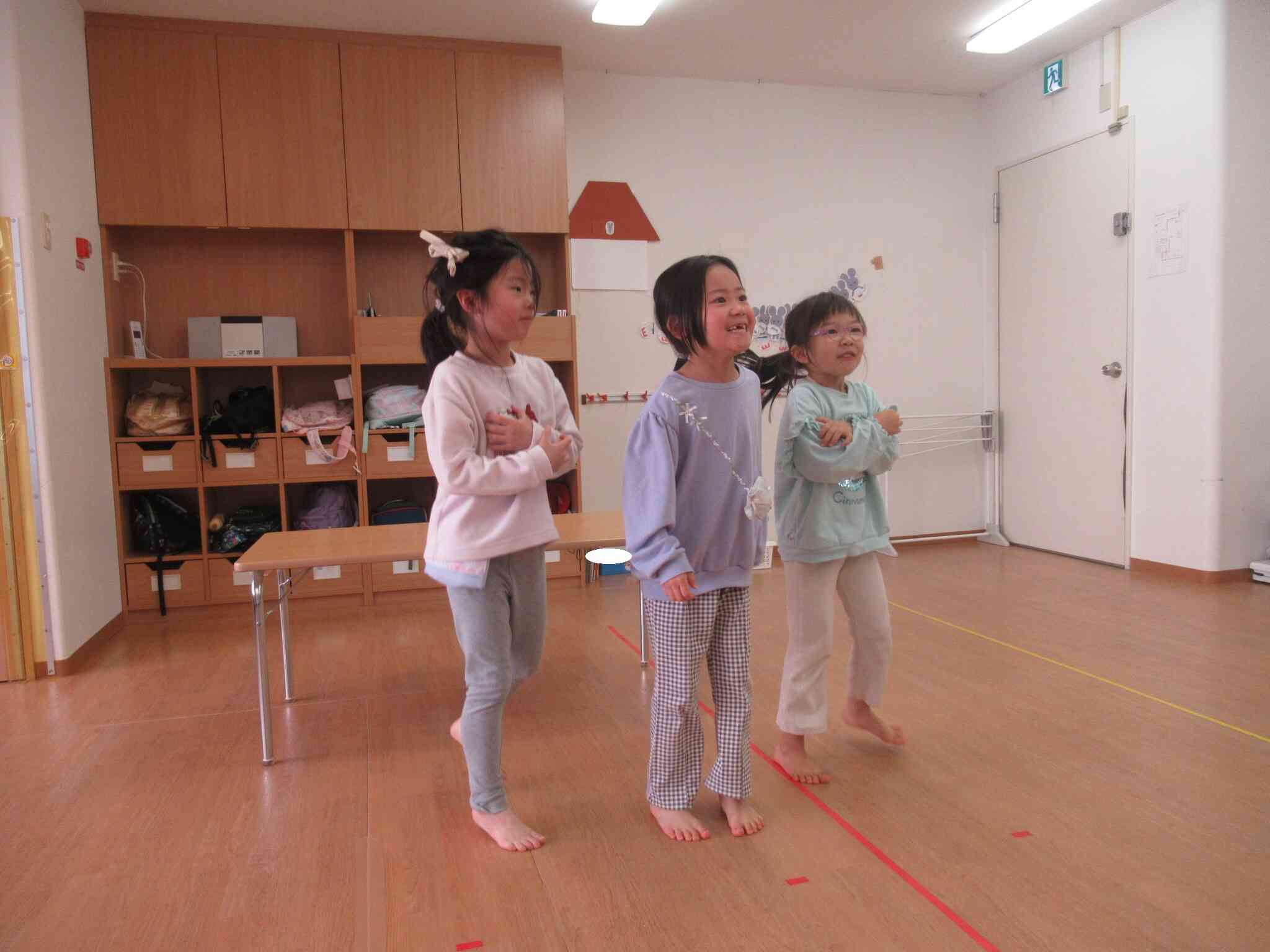 音楽に合わせて