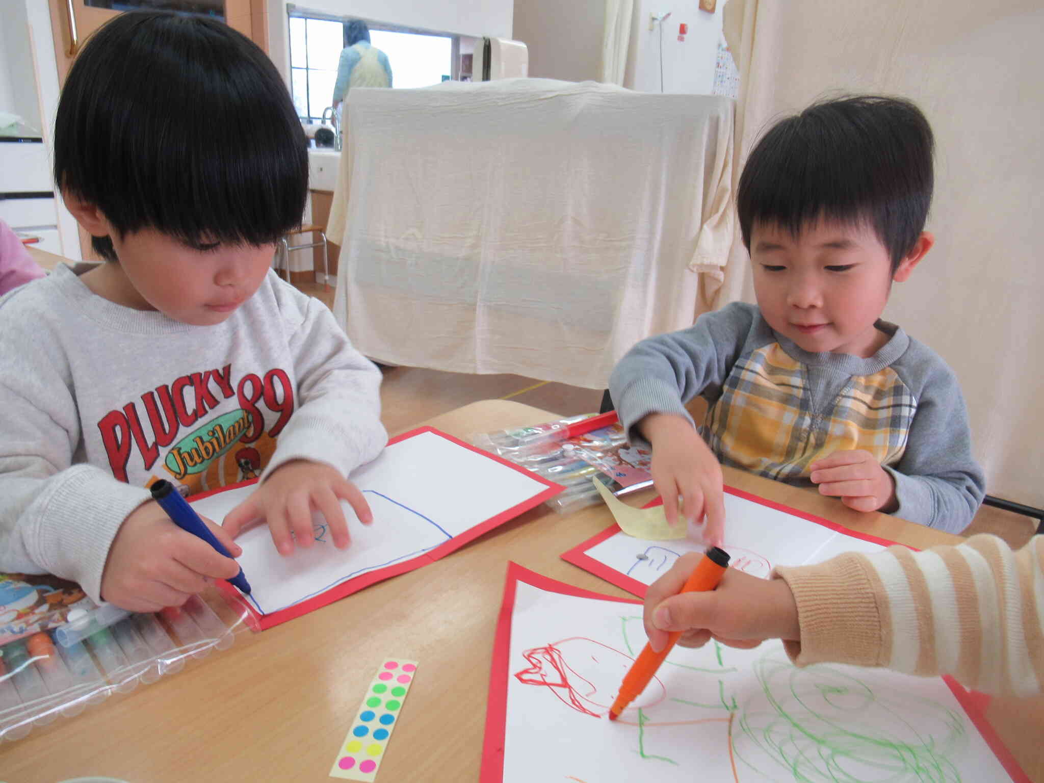 ３歳児　STEAM「サンタさんへのお礼の手紙」