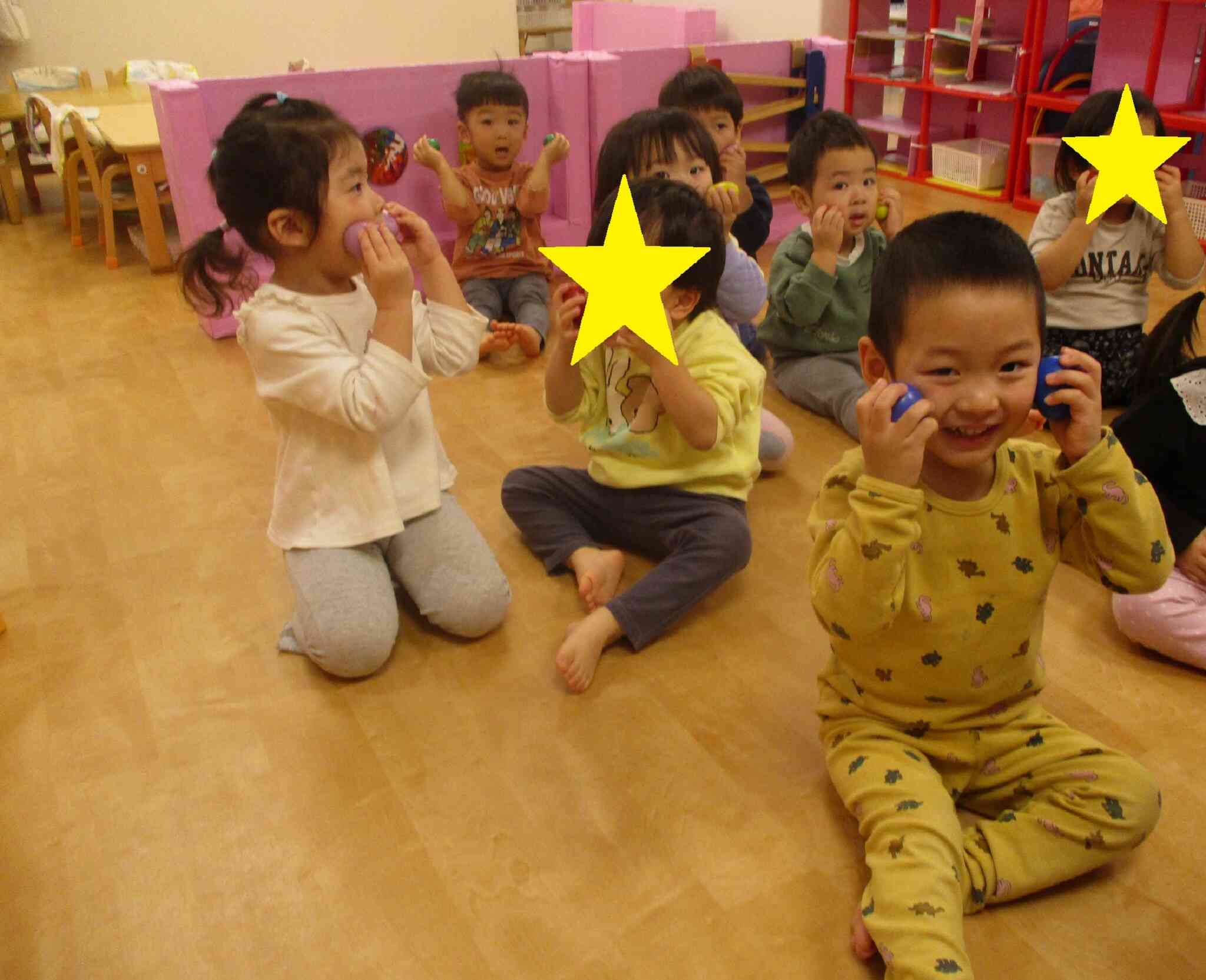 エッグマラカス♪