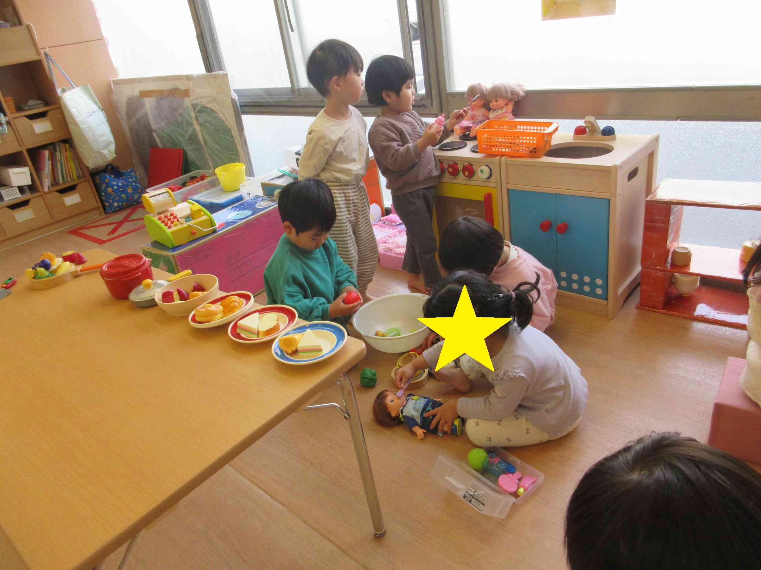 メルちゃんのお世話しなくっちゃ・・