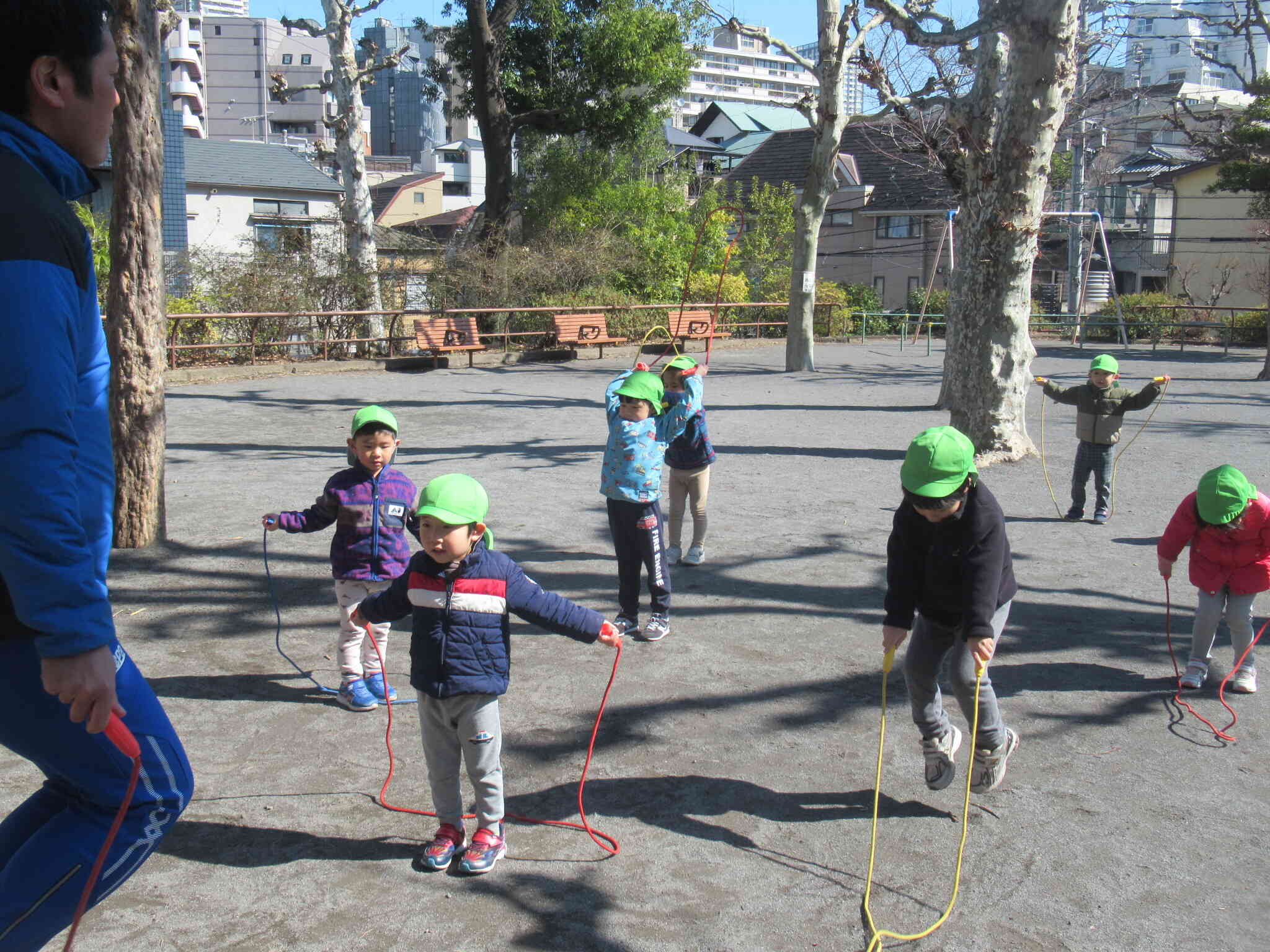 3歳児　体育の様子